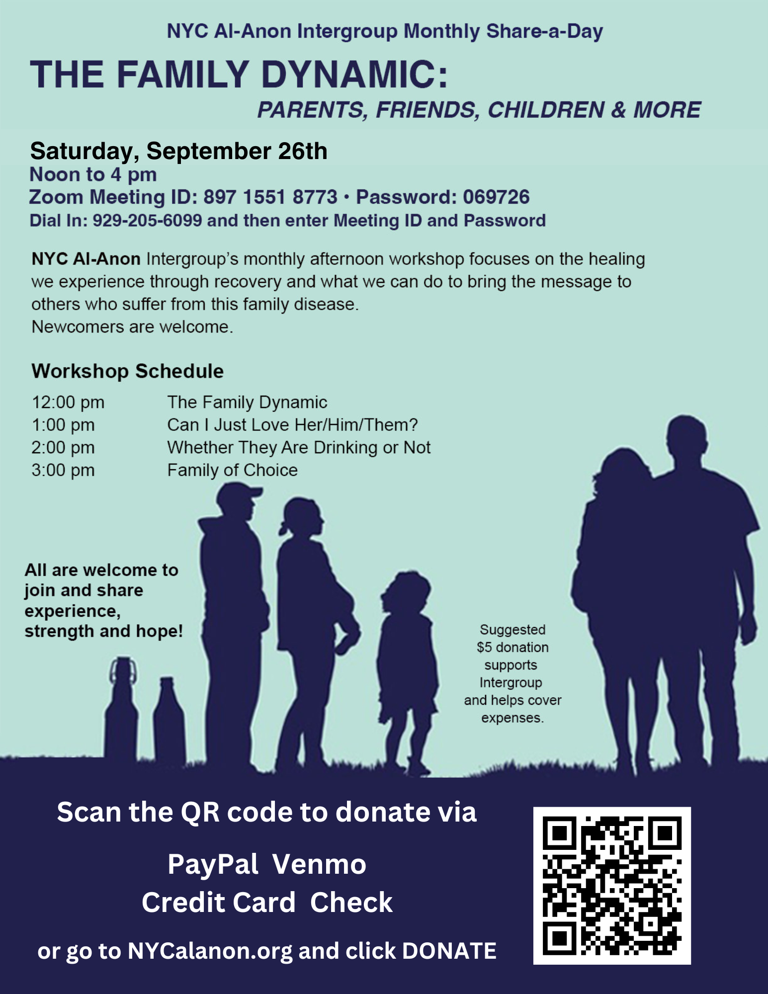 Share-a-Day Workshop: The Family Dynamic (Zoom)