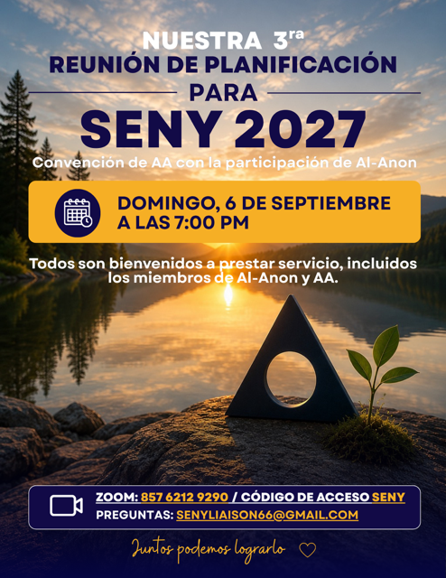 Planning Meeting/ reunión de planeamiento for SENY 2027 (Zoom) 