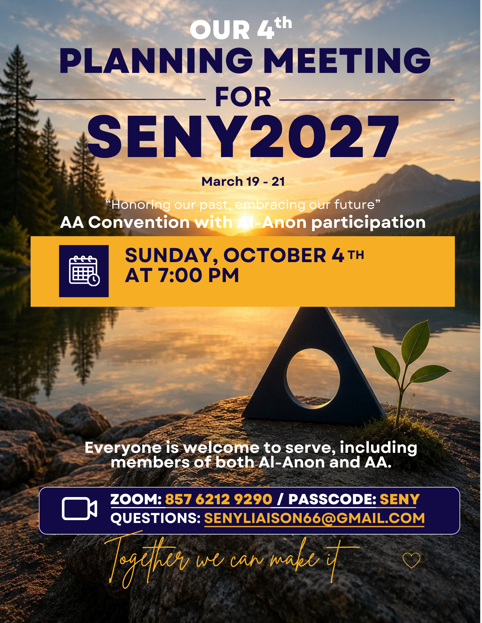 Planning Meeting/ reunión de planeamiento for SENY 2027 (Zoom)