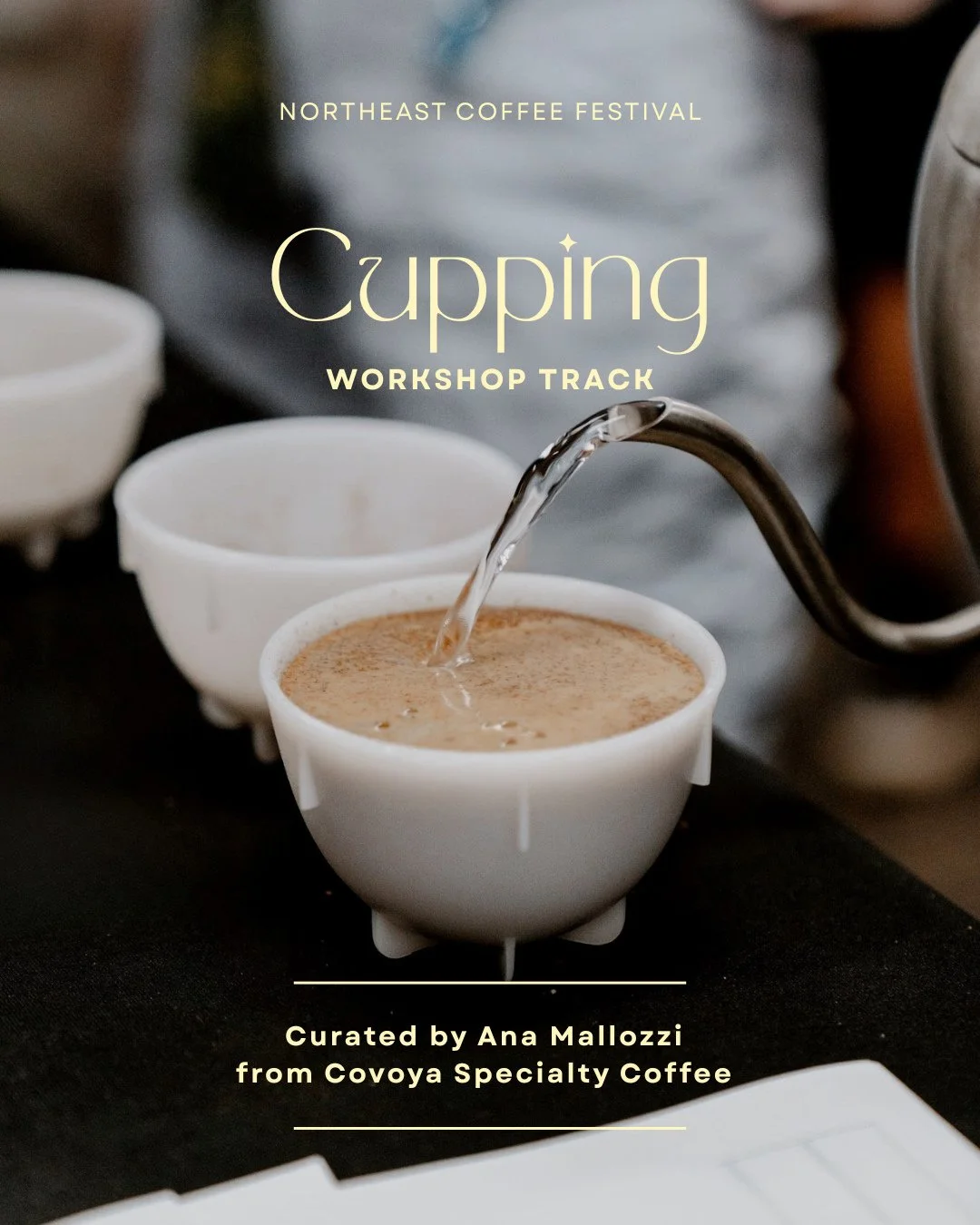 We&rsquo;re excited to announce one of our 7 workshop tracks which will be a part of the Coffee Educational Program: The Cupping Track curated by Ana Mallozzi from Covoya Specialty Coffee! ☕️⁠
⁠
Across two days of hands-on workshops, you&rsquo;ll tas