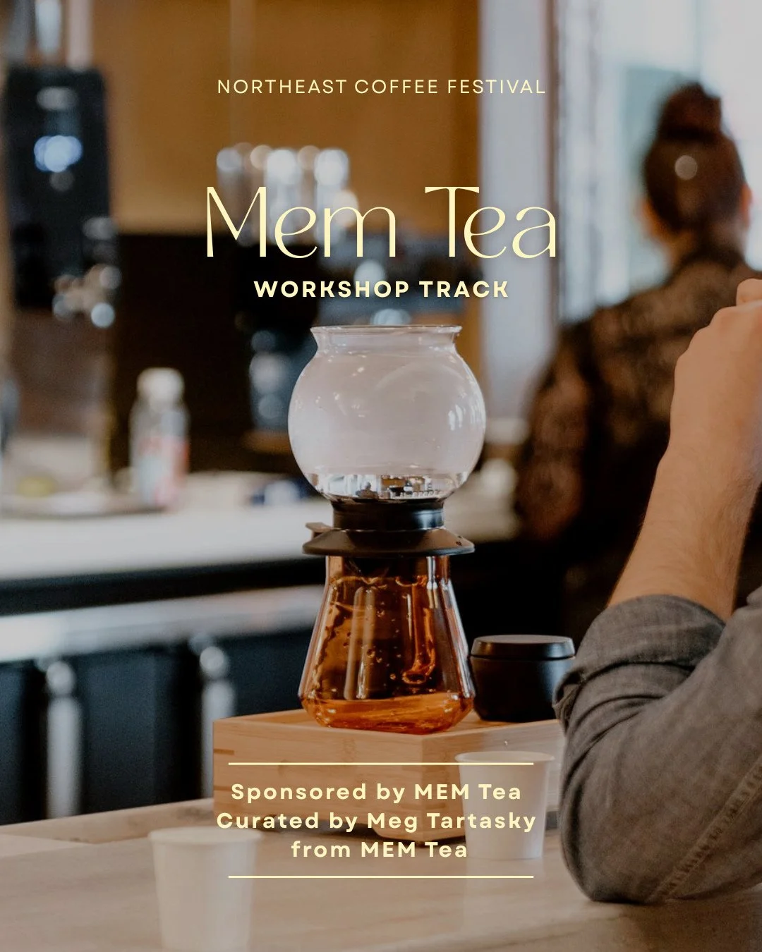 Introducing our next Coffee Educational Programming Workshop Track of 2026: The MEM Tea Track! 🫖🍵 Curated by Meg Tartasky of MEM Tea, this immersive series invites you to taste beyond the ordinary.⁠
⁠
Explore fresh + aged oolongs, rare and wild tea