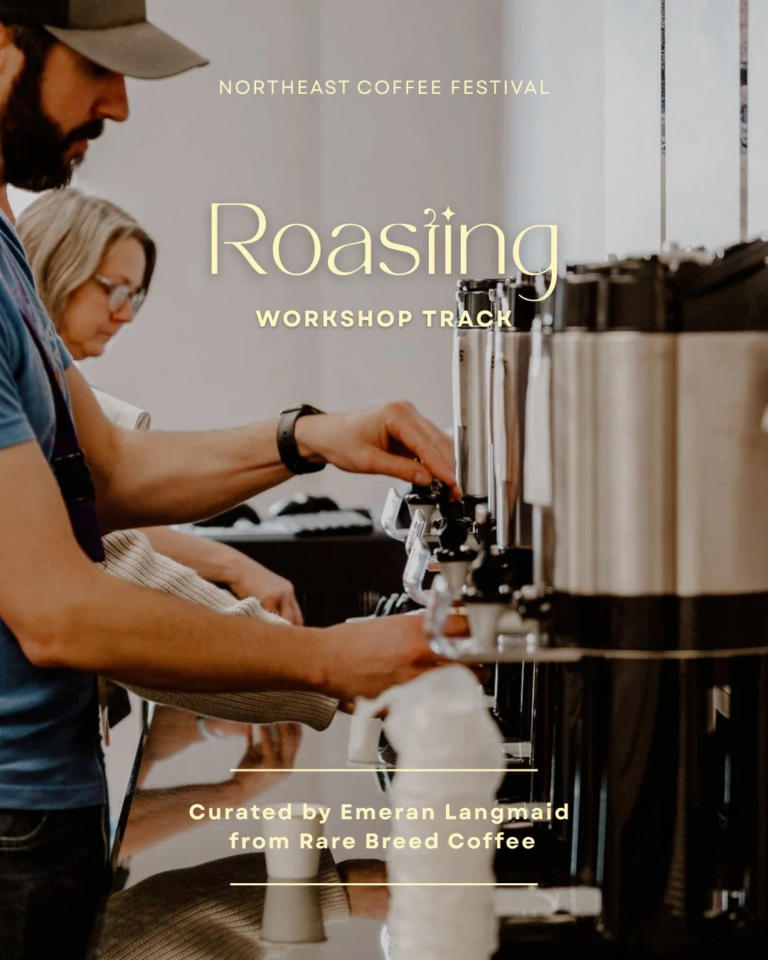 Introducing the Roasting Track, curated by Emeran Langmaid of Drink Rare Breed! This Workshop Track is part of our Coffee Educational Programming, where you will get to deep dive into the craft, science, and responsibility behind every roast.⁠
⁠
Acro