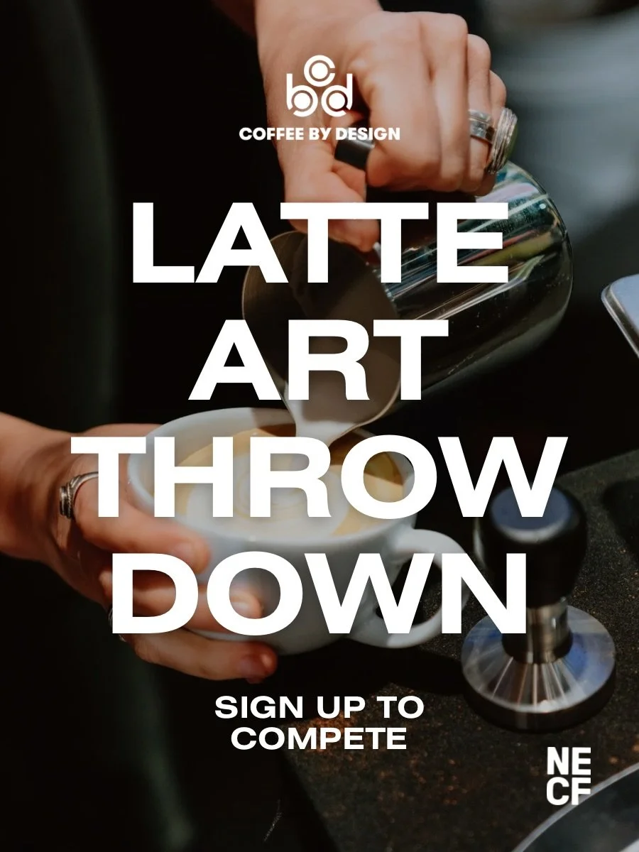 The Latte Art Throwdown sign ups are open! This year&rsquo;s Throwdown will be hosted by our friends @coffeebydesign Saturday, May 16th at the BNH stage. Doors open at 4 pm, pours begin at 4:30 pm (pass required).

Interested in competing? Click the 