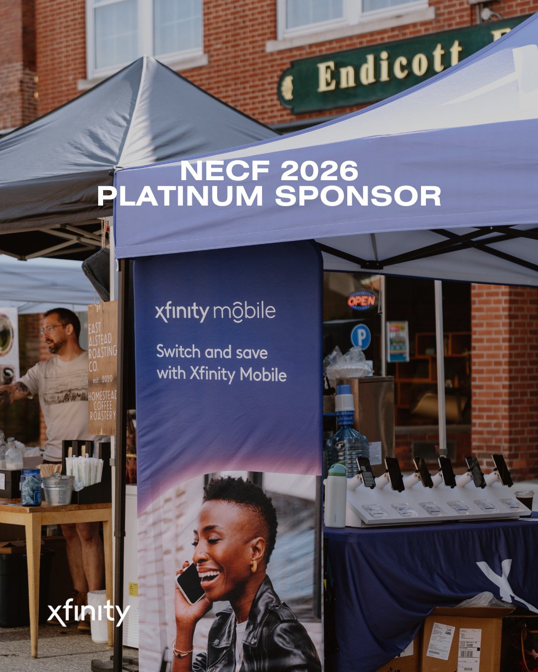 Last but not least, shoutout to @xfinity, one of our amazing Platinum Sponsors at the 2026 Northeast Coffee Festival! Thanks to their support, all festival passes are rockin' sleek Xfinity lanyards so you can sip, stroll, and explore all the workshop