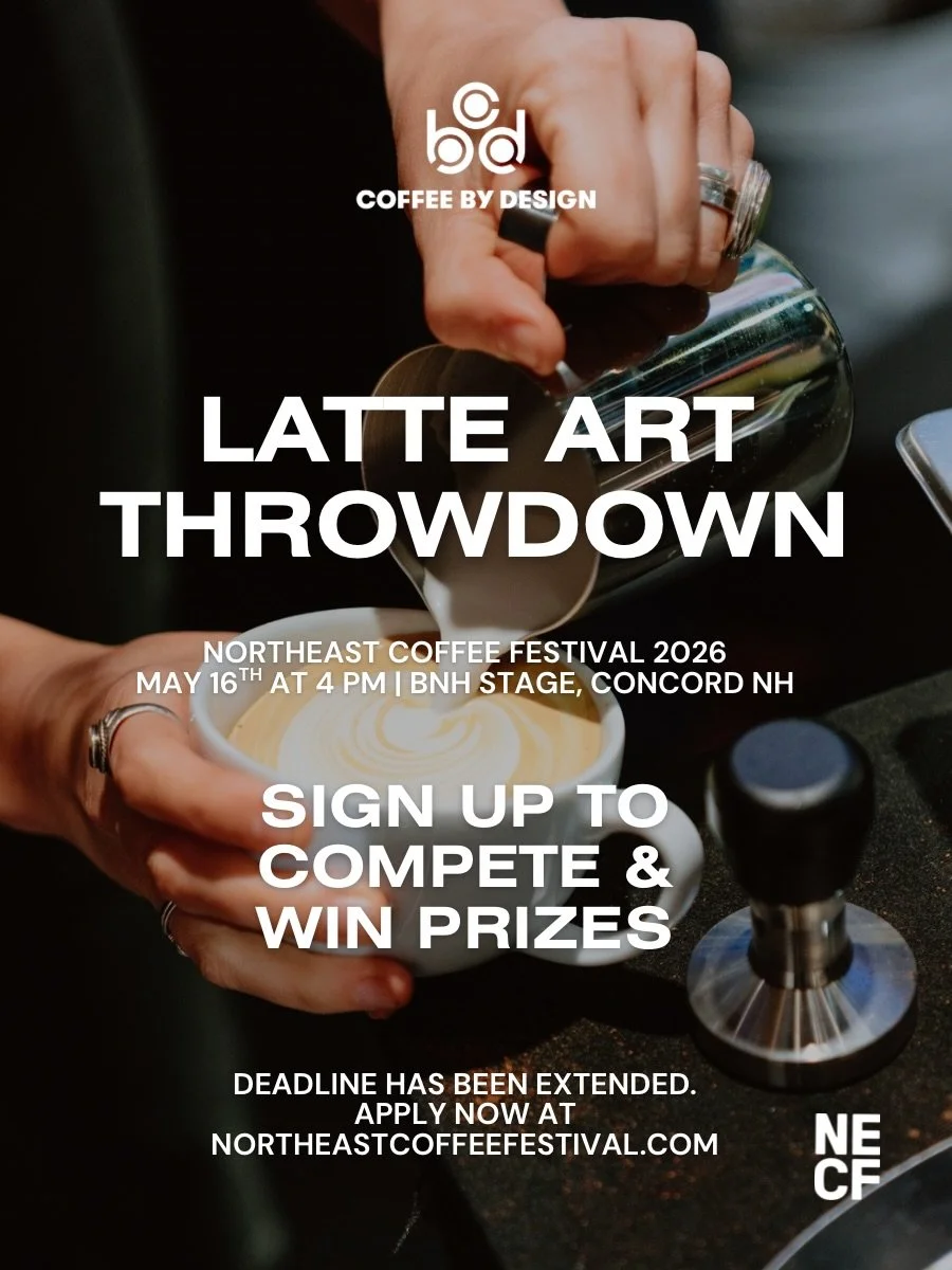 Who will be the next crowning champion of the Northeast Coffee Festival Latte Art Throwdown? It could be you!

The submission deadline has been extended, so submit a photo of your latte art on our website to have a chance to compete and win prizes fo