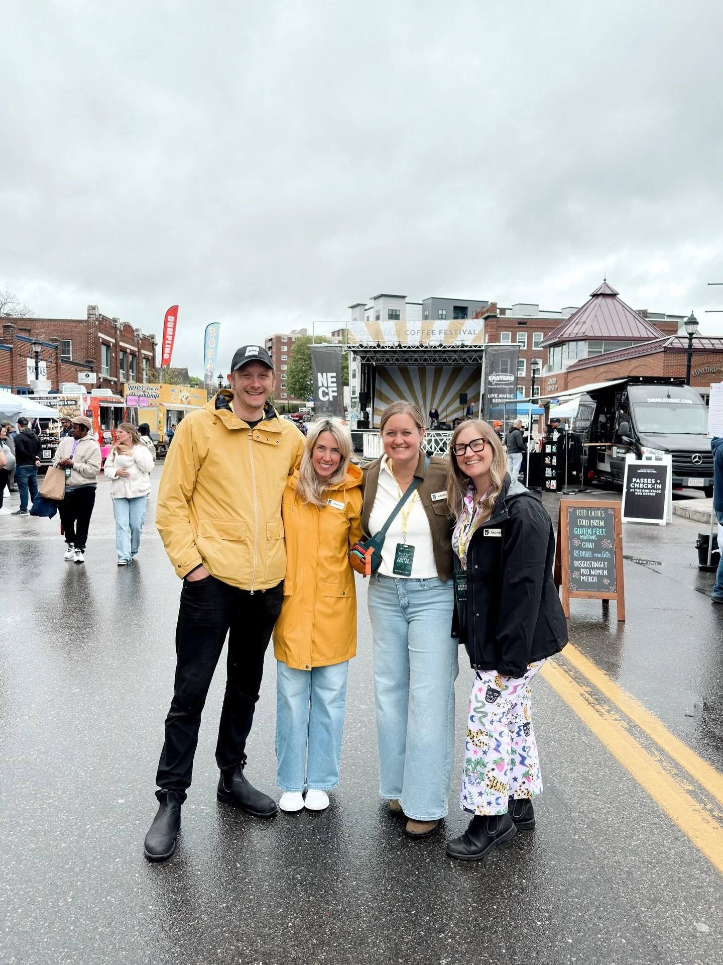 day 1 of NECF recap ☕️ see you at 8 am for day 2! 

shoutout to our festival team karen &amp; rachel @wayfarercoffeeroasters + alex &amp; lyndsay @rvlstk for bringing this festival to life!

#northeastcoffeefestival #NECF2026 #coffeefestival #concord