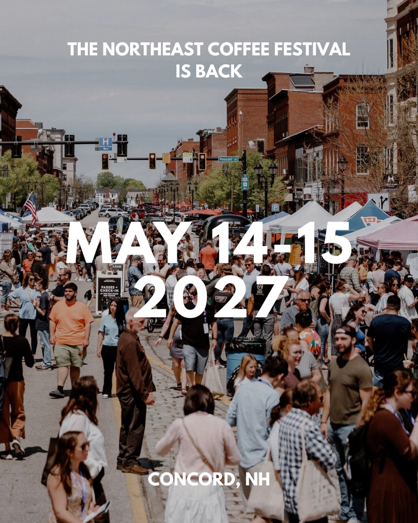 THANK YOU to everyone who showed up to the Northeast Coffee Festival!! We had a blast and can&rsquo;t wait to share recaps &amp; see your photos from this weekend! We&rsquo;ll be back in Concord May 14-15, 2027 - save the date 📅 

We are accepting v