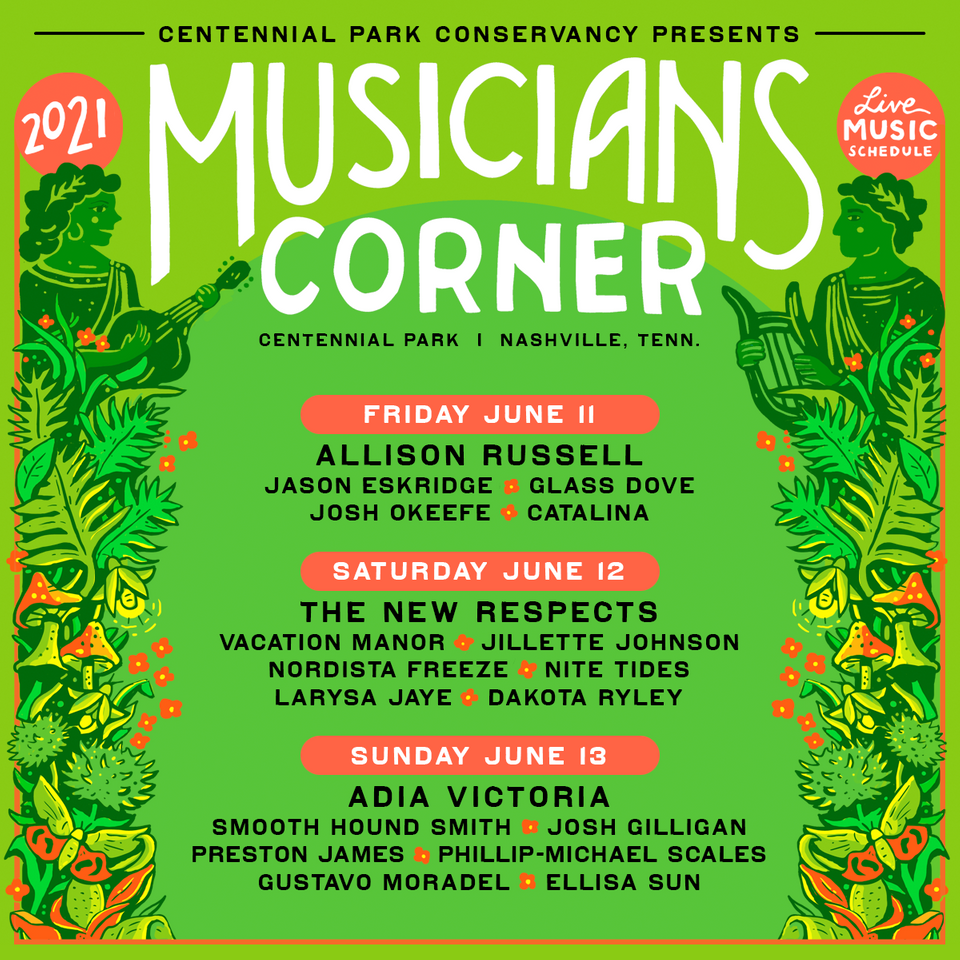 MUSICIANS CORNER ANNOUNCES ARTIST LINEUP FOR THREE-DAY WEEKEND RETURN CELEBRATION