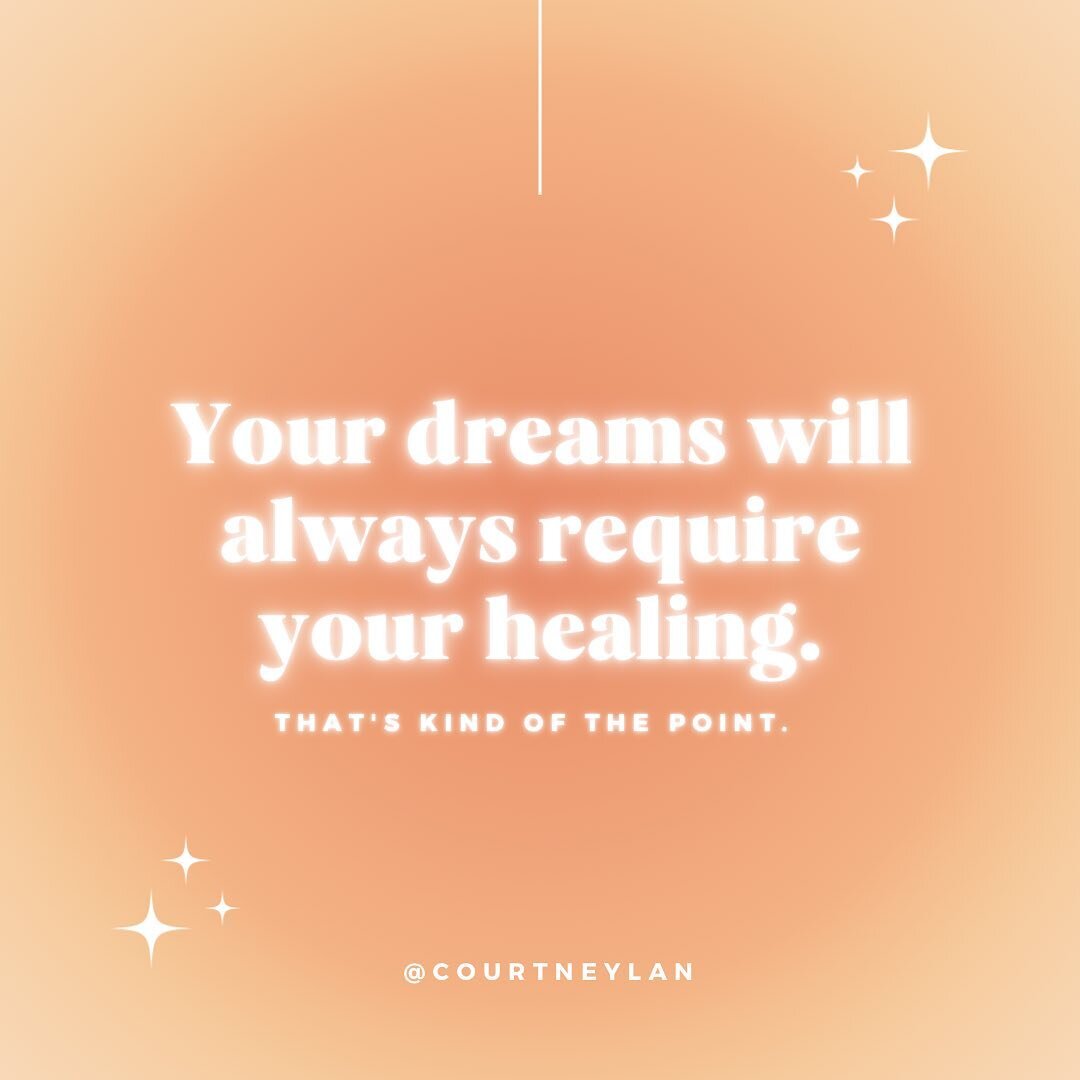 Maybe you&rsquo;ve heard me say this, any maybe you weren&rsquo;t *exactly* sure what I meant. 

The things you hope for, the things you dream about creating? They&rsquo;re not there to taunt you, and they&rsquo;re not there to escape your real life.