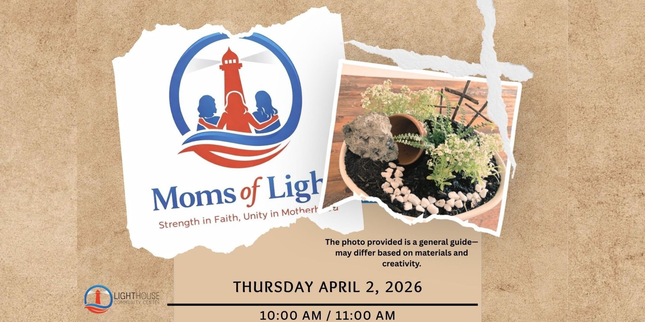 Moms of Light -  Create Resurrection Garden