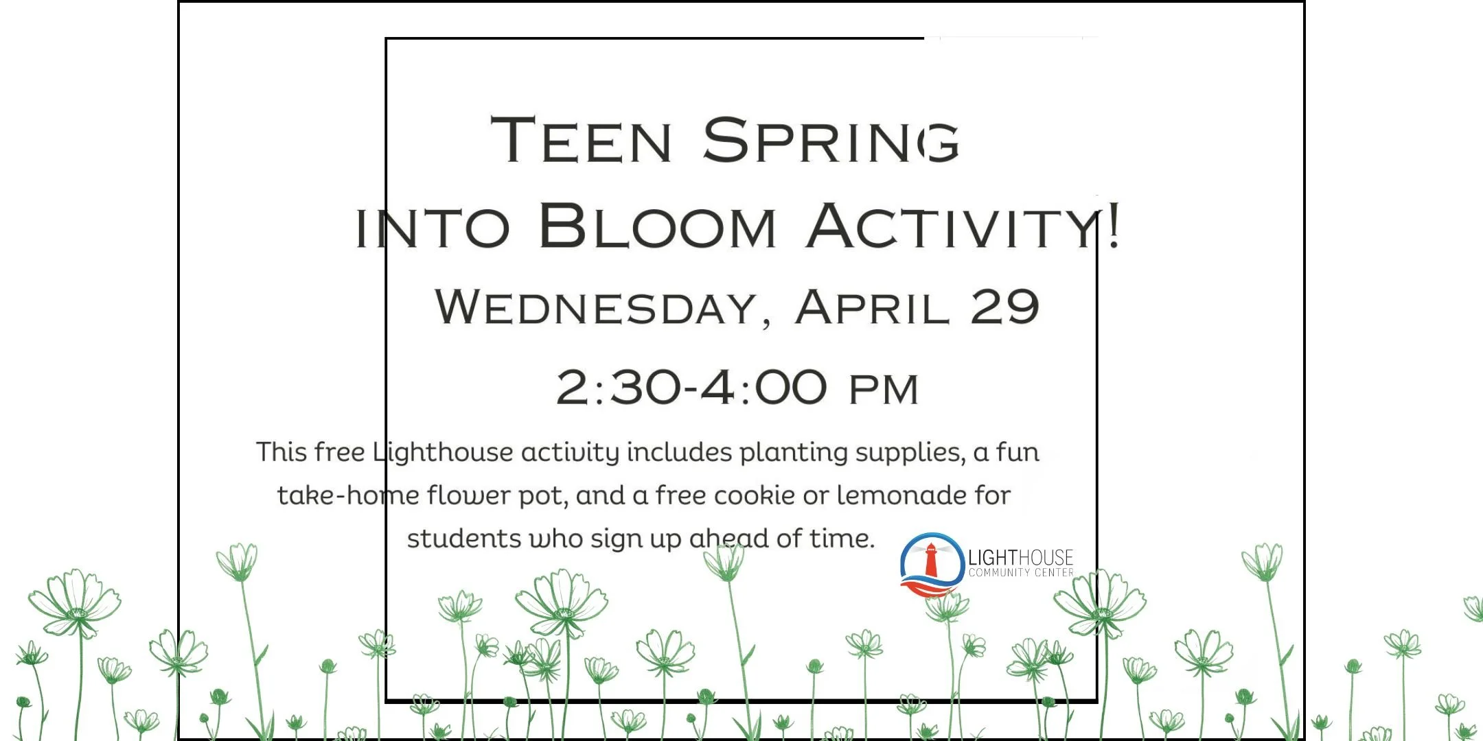 Teen Spring Into Bloom Activity