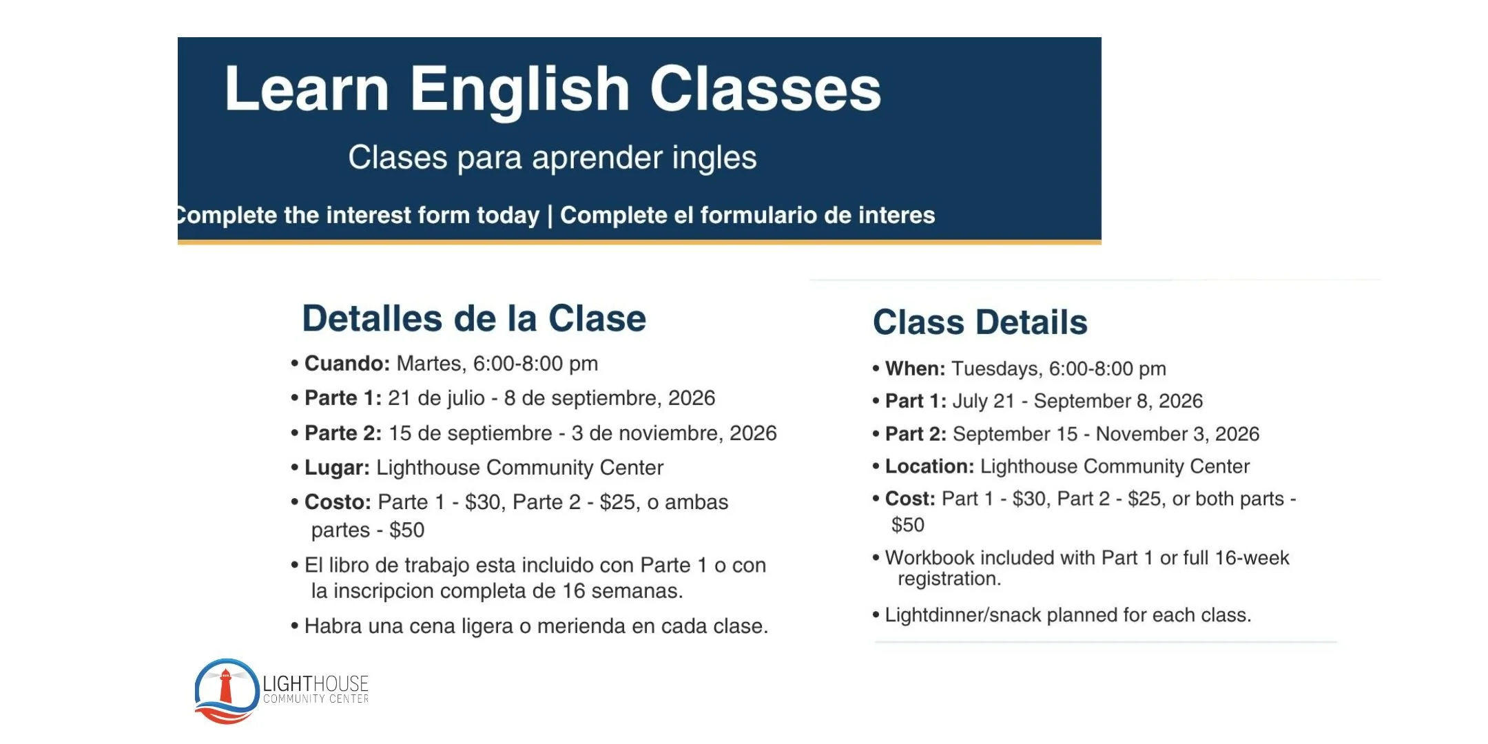 English Classes
