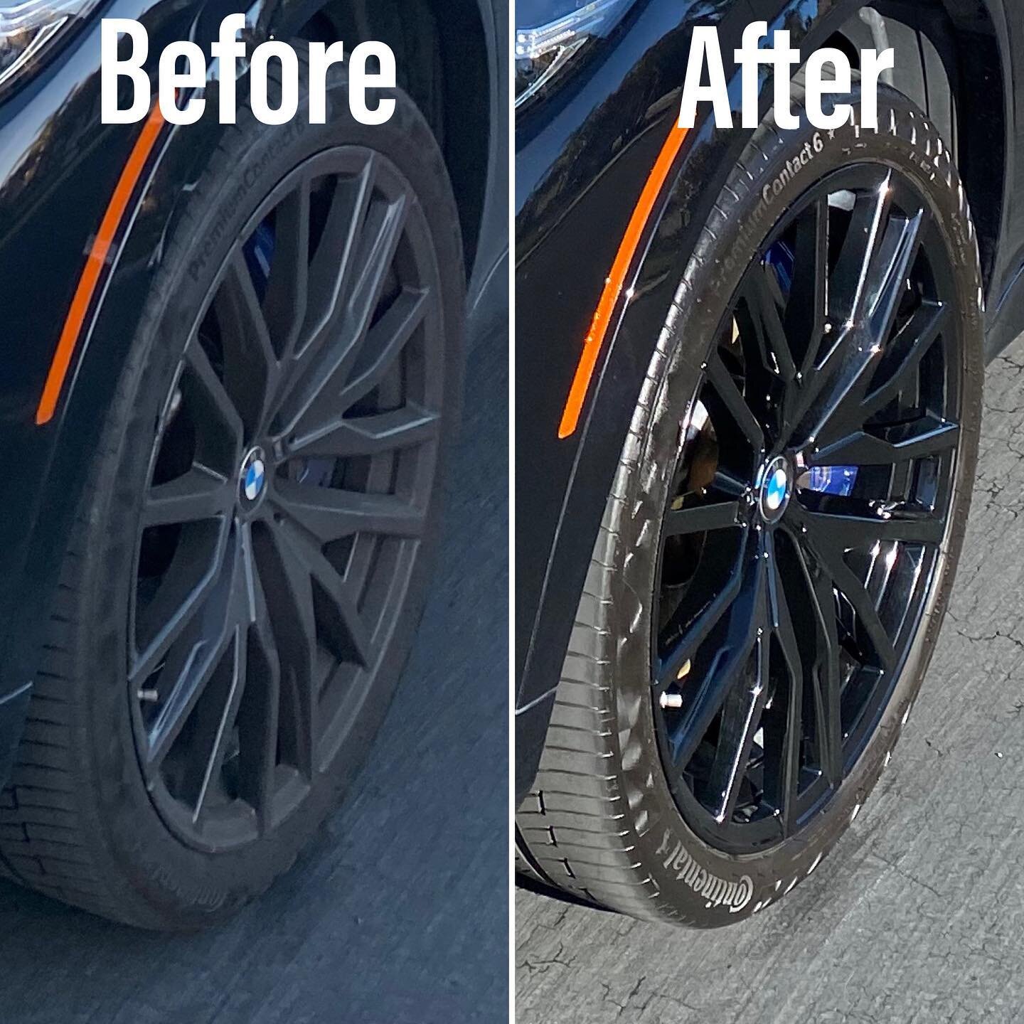 One of the biggest differences between a Clarity Wash and a drive thru quick car wash is the wheels. While most car washes can get an 80% improvement on the exterior paint and windows (and even then that&rsquo;s with the best machines available), the
