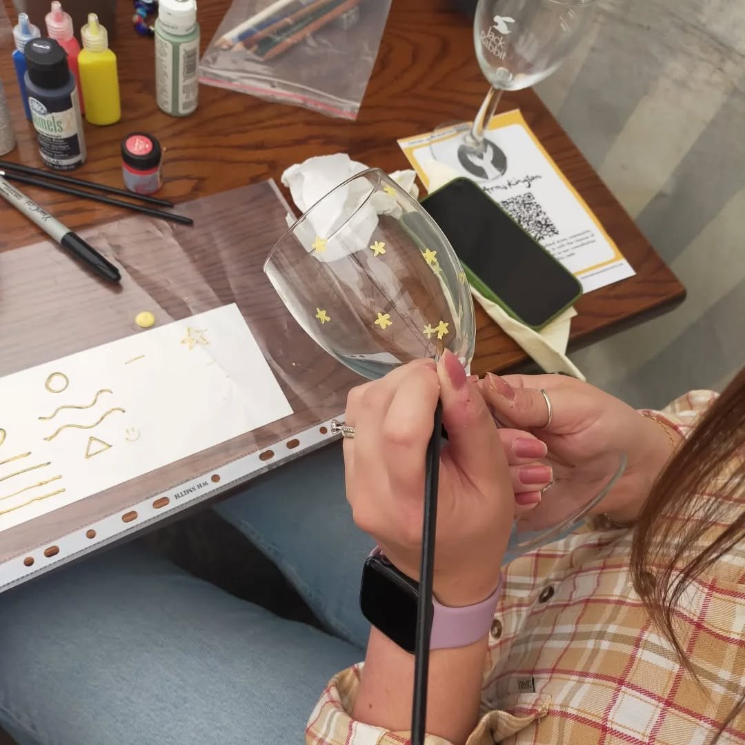 Some of the creations at Sunday's Creative Workshop glass painting session - it was a  super chilled and fun afternoon as always 🖌