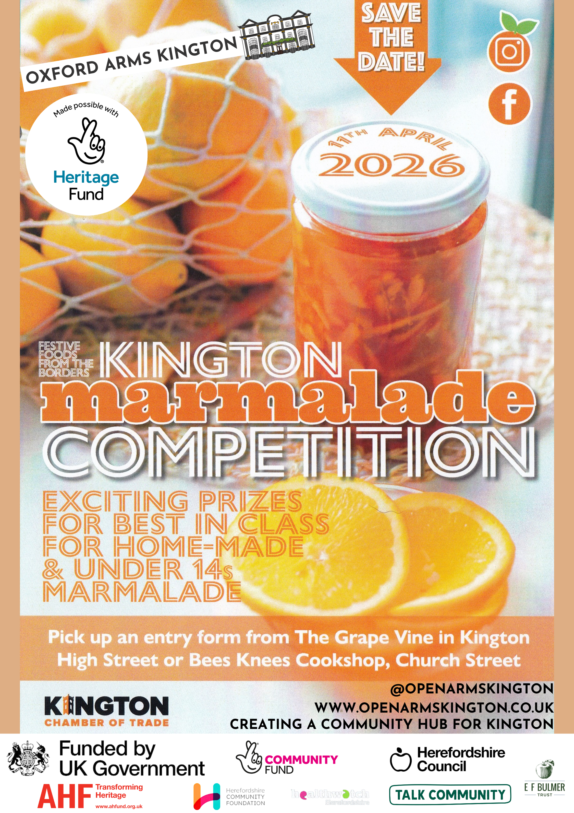 Kington Marmalade Competition 2026