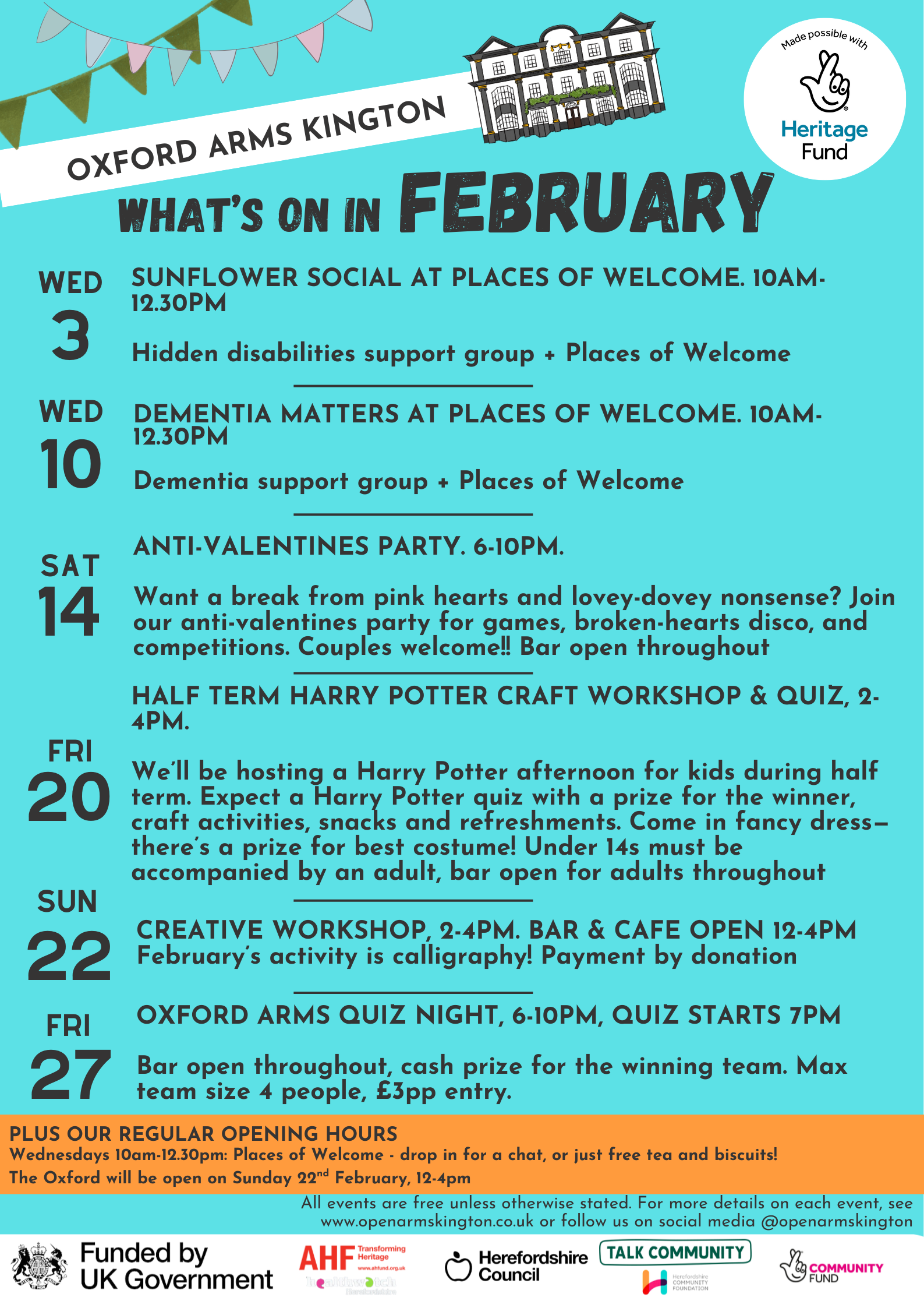 What's on in February