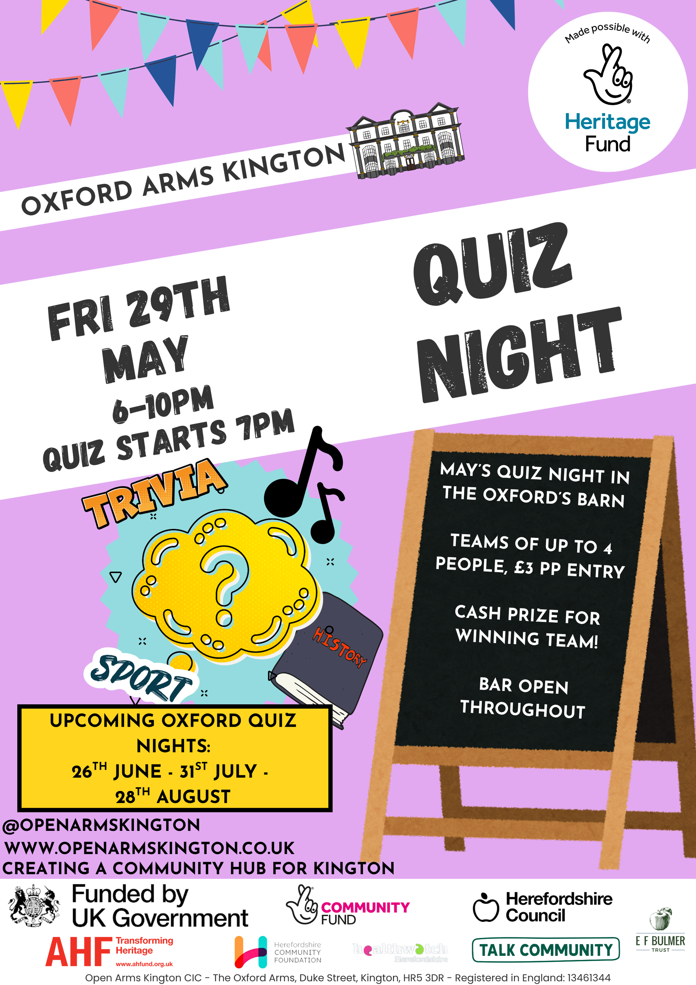 May's Quiz Night