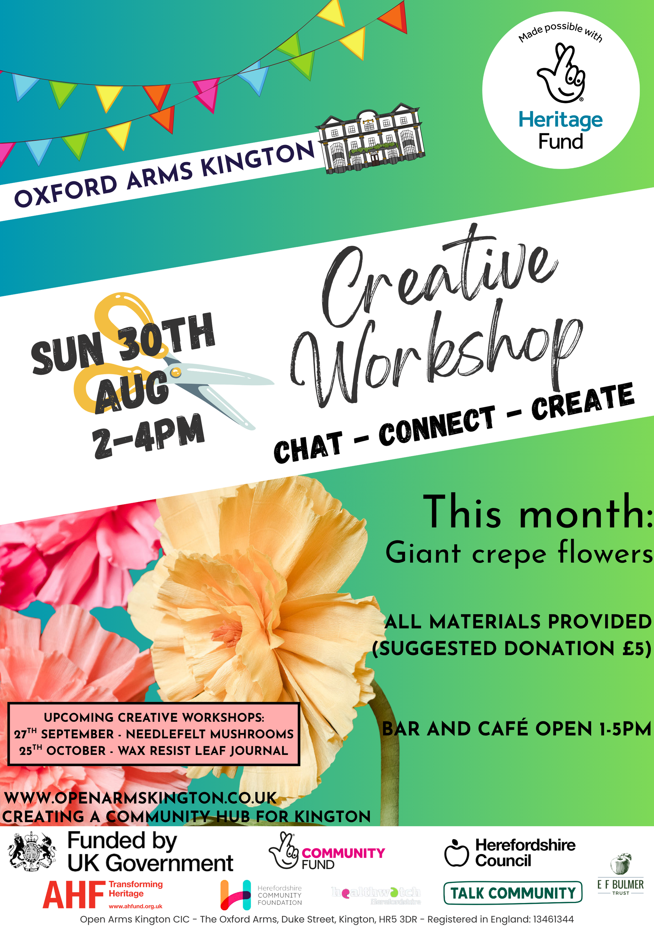 Creative Workshop: Giant Crepe Flowers