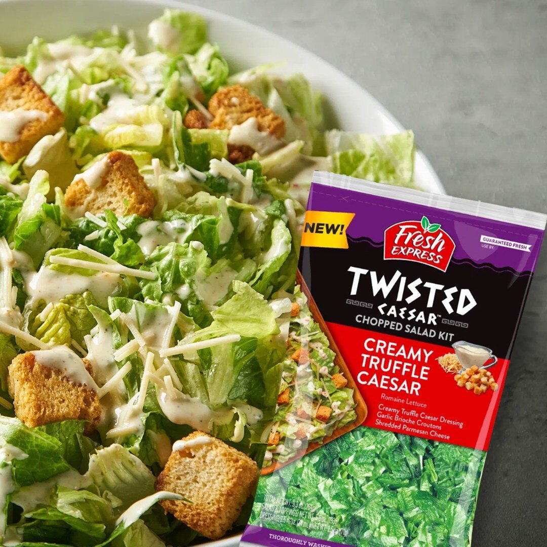 HPGSpotted: Familiar with a Twist Reigns Supreme⁠
⁠
Congratulations to our friends at Fresh Express for yet another winning entry into their juggernaut Twisted Caesar line of salad kits. Creamy Truffle Caesar is a great extension of their successful 
