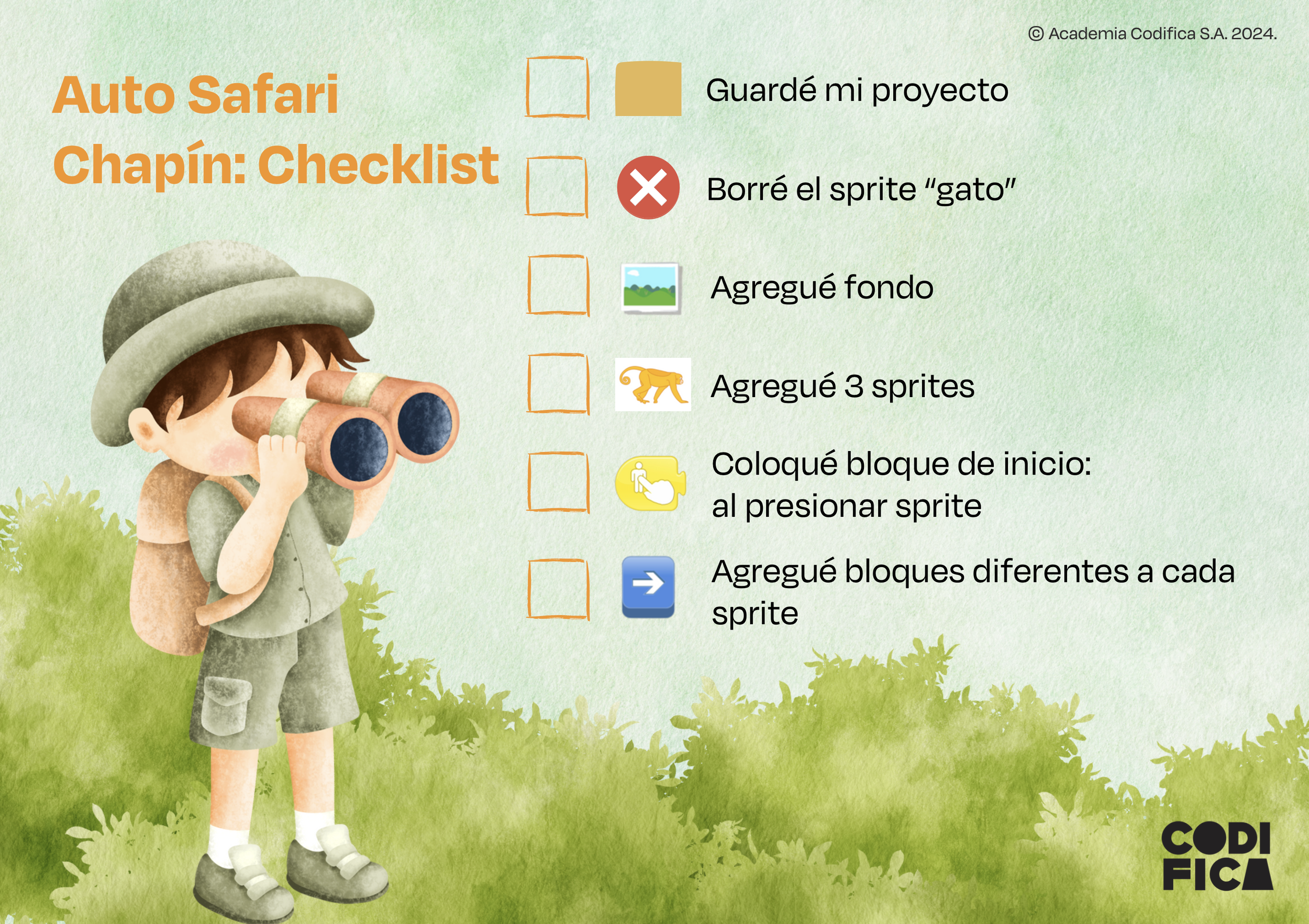 CHECKLIST DEL PROYECTO