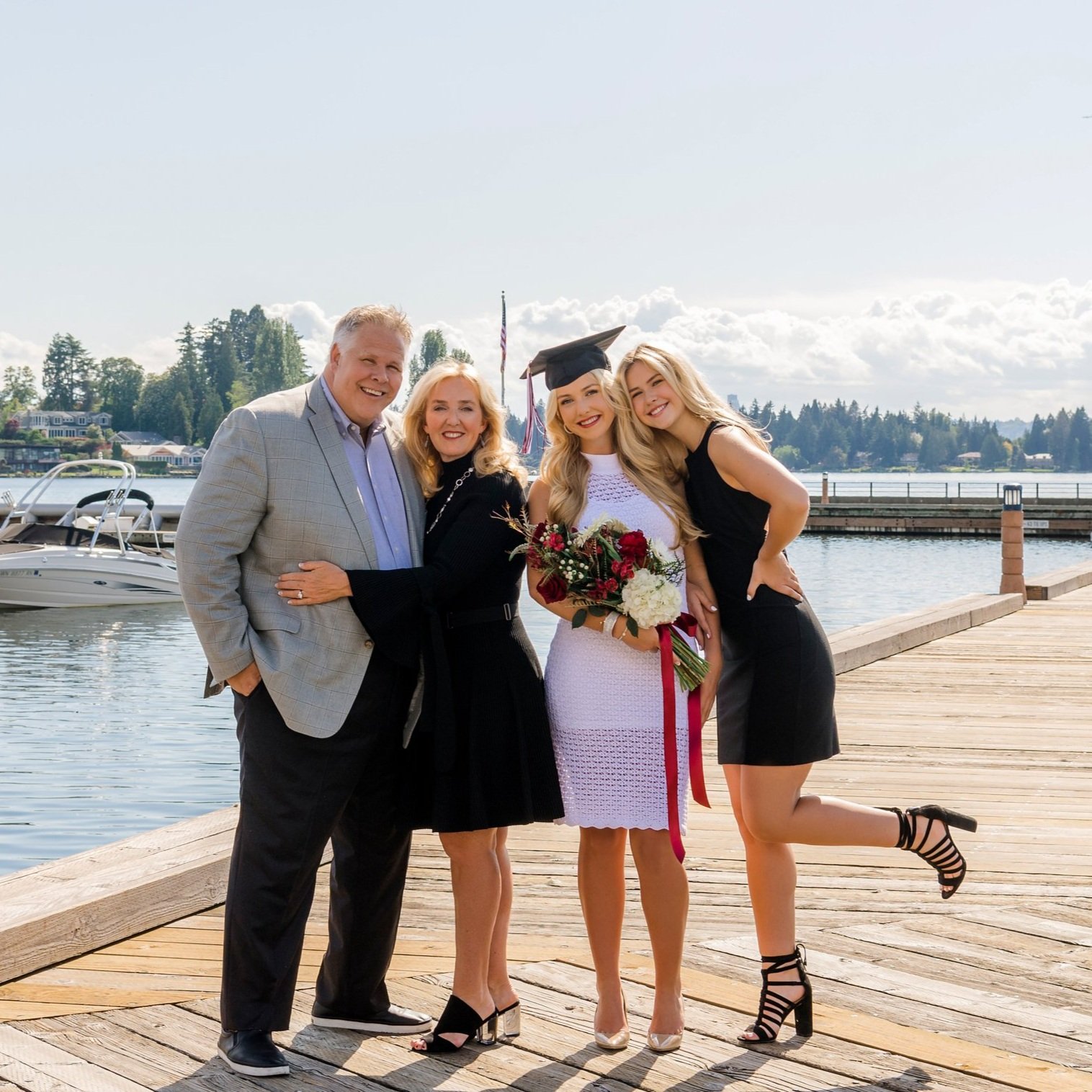 Cap &amp; Gown with bonus Family Session