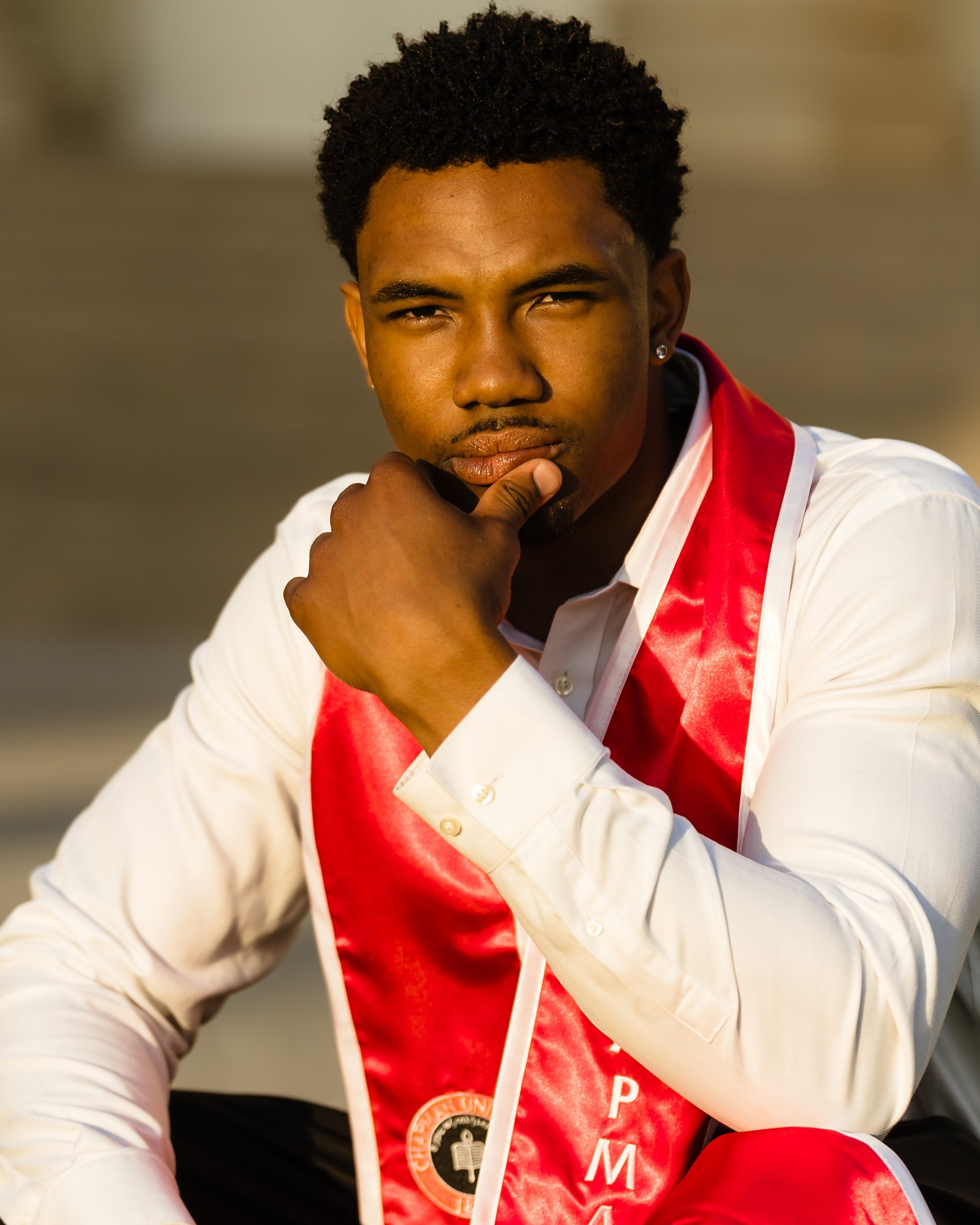 Nygle's Grad Game... college senior pictures, guys edition. We are based in Seattle, so I probably should be showing you a bunch of UW graduation sessions right now.

But nope. Here we are with Nygle on the Chapman campus, working the camera like it&