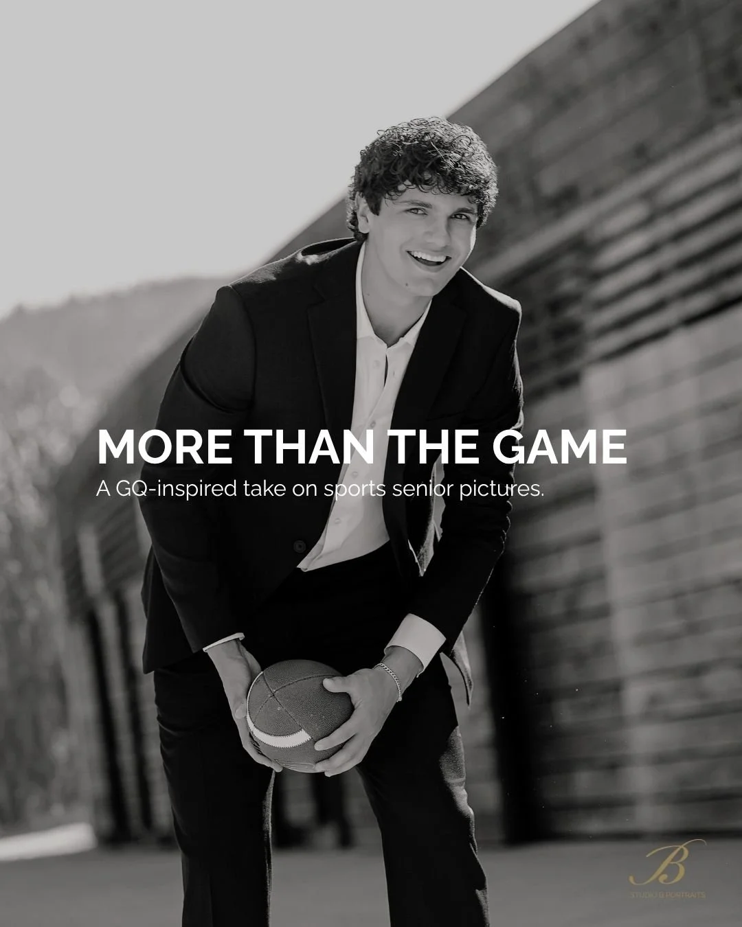 More than the game. 🏈🥍 

Your sport can be a big part of your high school experience without taking center stage in your senior pictures. Brayden&rsquo;s session blended his personal style with a few athletic details, leaving plenty of room to show