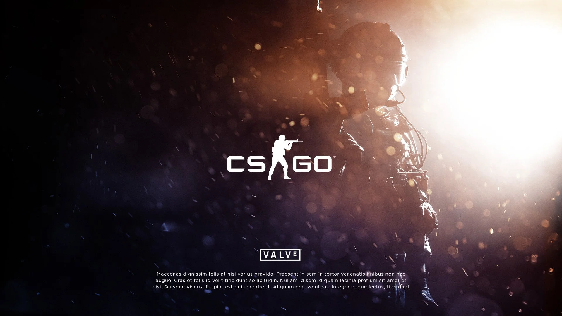 CS GO Wallpaper 4K, Splash