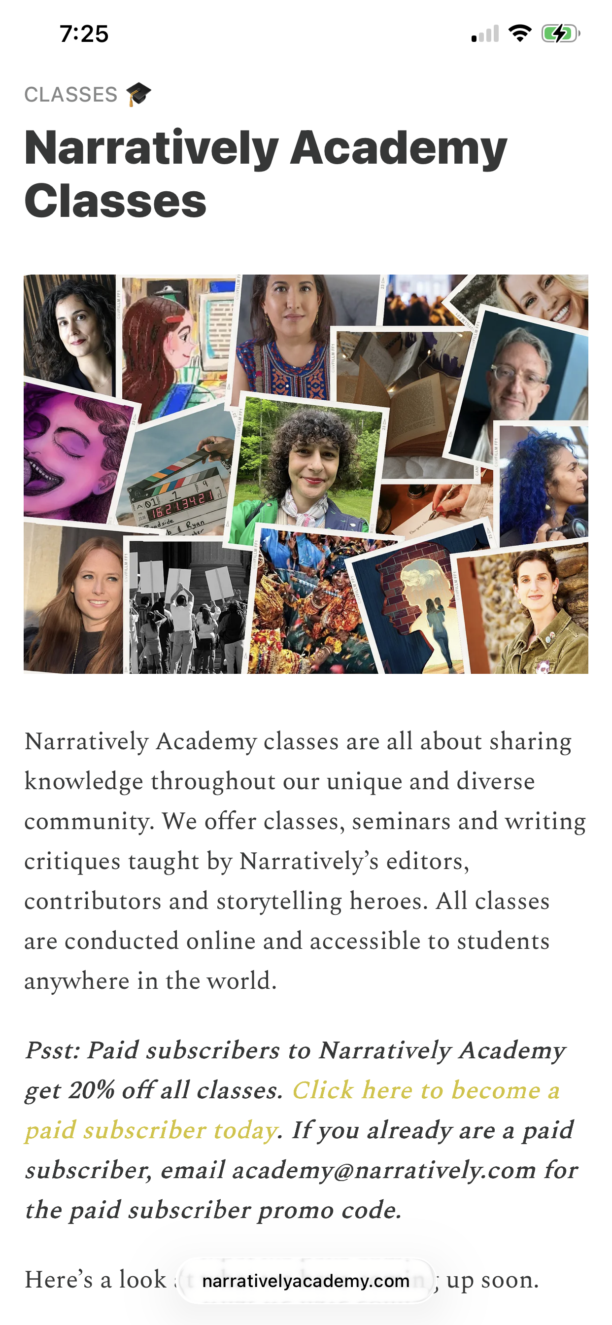 Narratively Academy