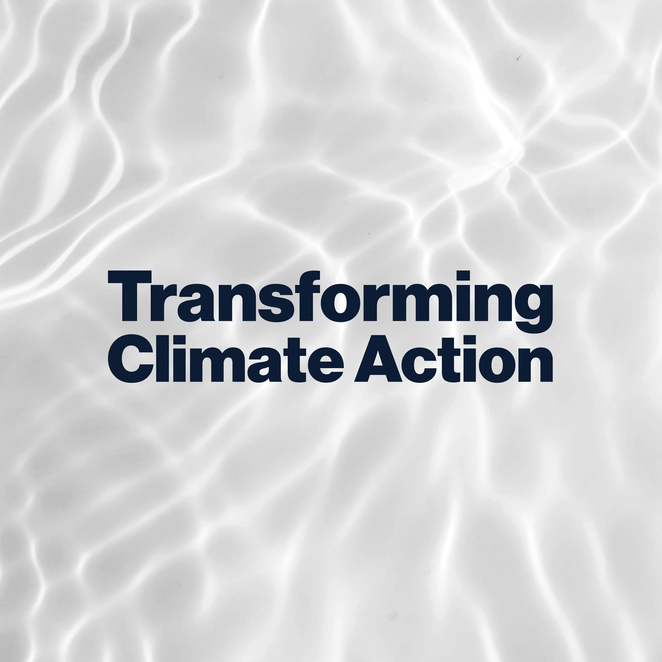 Transforming Climate Action