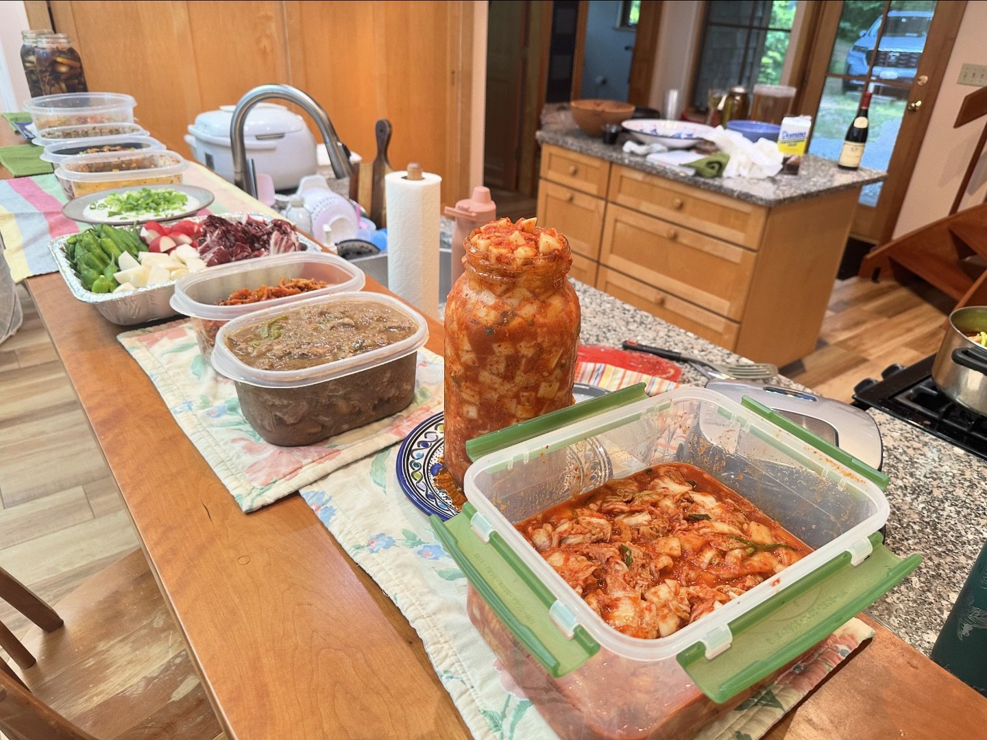 Here&rsquo;s a little scrapbook of week 3 at @kneiselhall &mdash; somehow almost two months ago now (slowly catching up!!). The week was bookended by two Korean meals, the first one mine! I decided to cut back bc last time I cooked Korean food for my