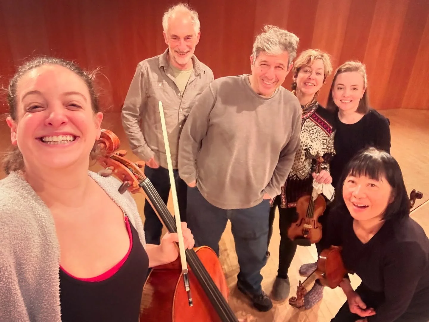 Whew! We spent the last two weeks in intense preparation for recording Passion&rsquo;s Continuum, the five-movement string quartet @deritis_anthony wrote for the CSQ in 2023. The piece has changed a lot and developed over time &mdash; one of the many