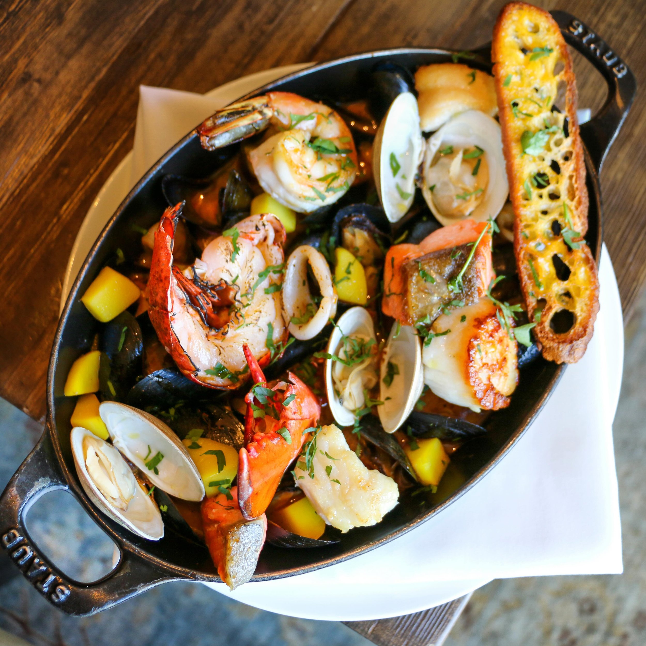 A classic, done best 🦞 

Bouillabaisse du Midi: lobster, scallop, shrimp, calamari, mussels, clams

#boston #bostonfood #bostonfoodies #bostoneats #bostonrestaurants #bostonlunch #frenchfood #bostonpublicgarden #bistro #seafood #bouillabaisse #lobst