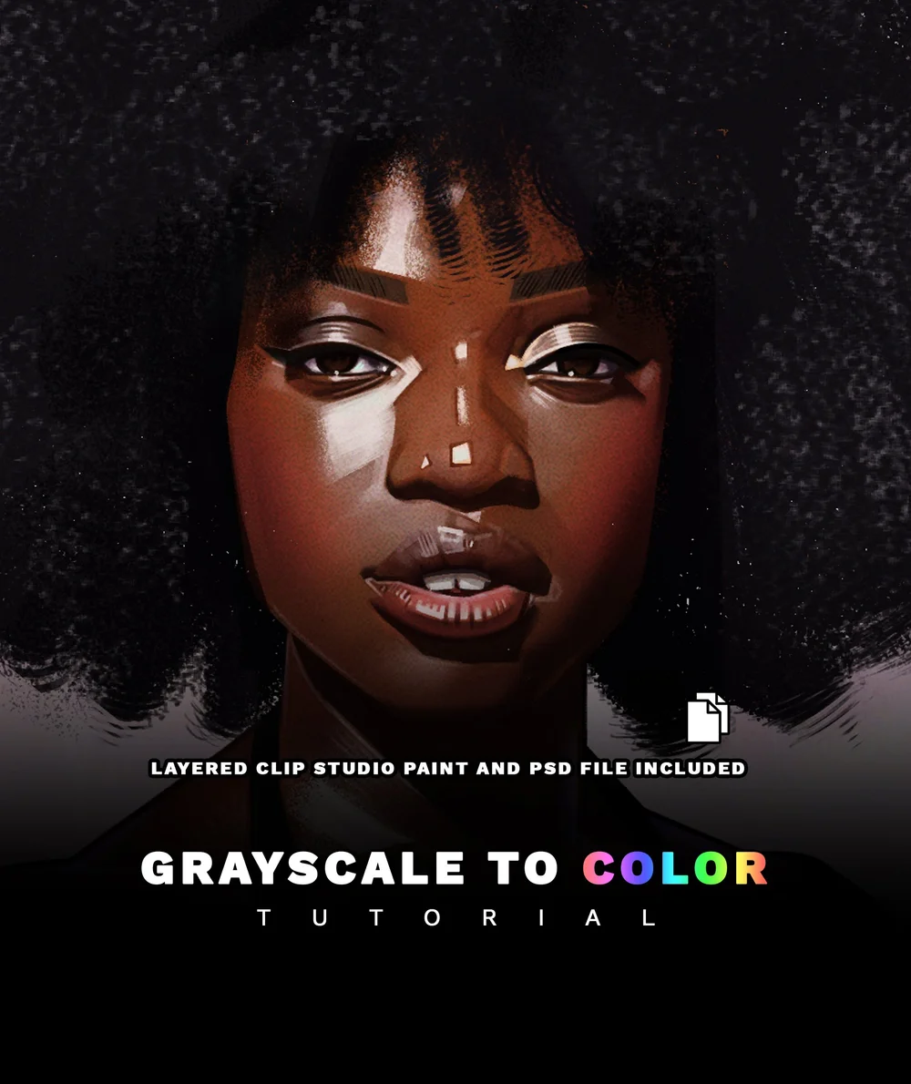 grayscale to color tutorial — ChuckpComics