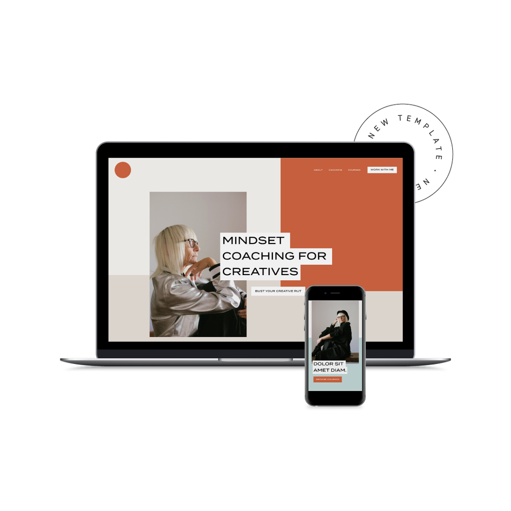New Squarespace Template for Life Coaches: Sol Coaching