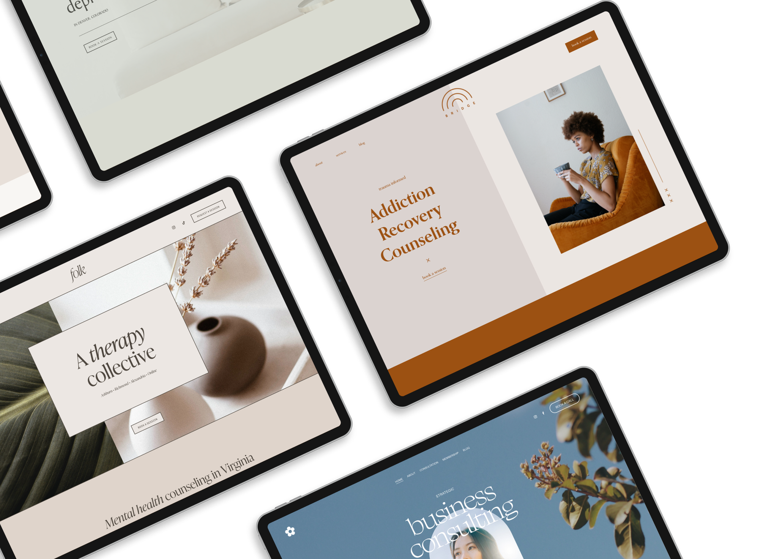 Premium Squarespace Templates for Therapists & Coaches — Hold Space