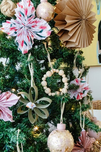 How to make homemade Christmas tree ornaments: DIY bead ornaments - Lemon  Grove Lane