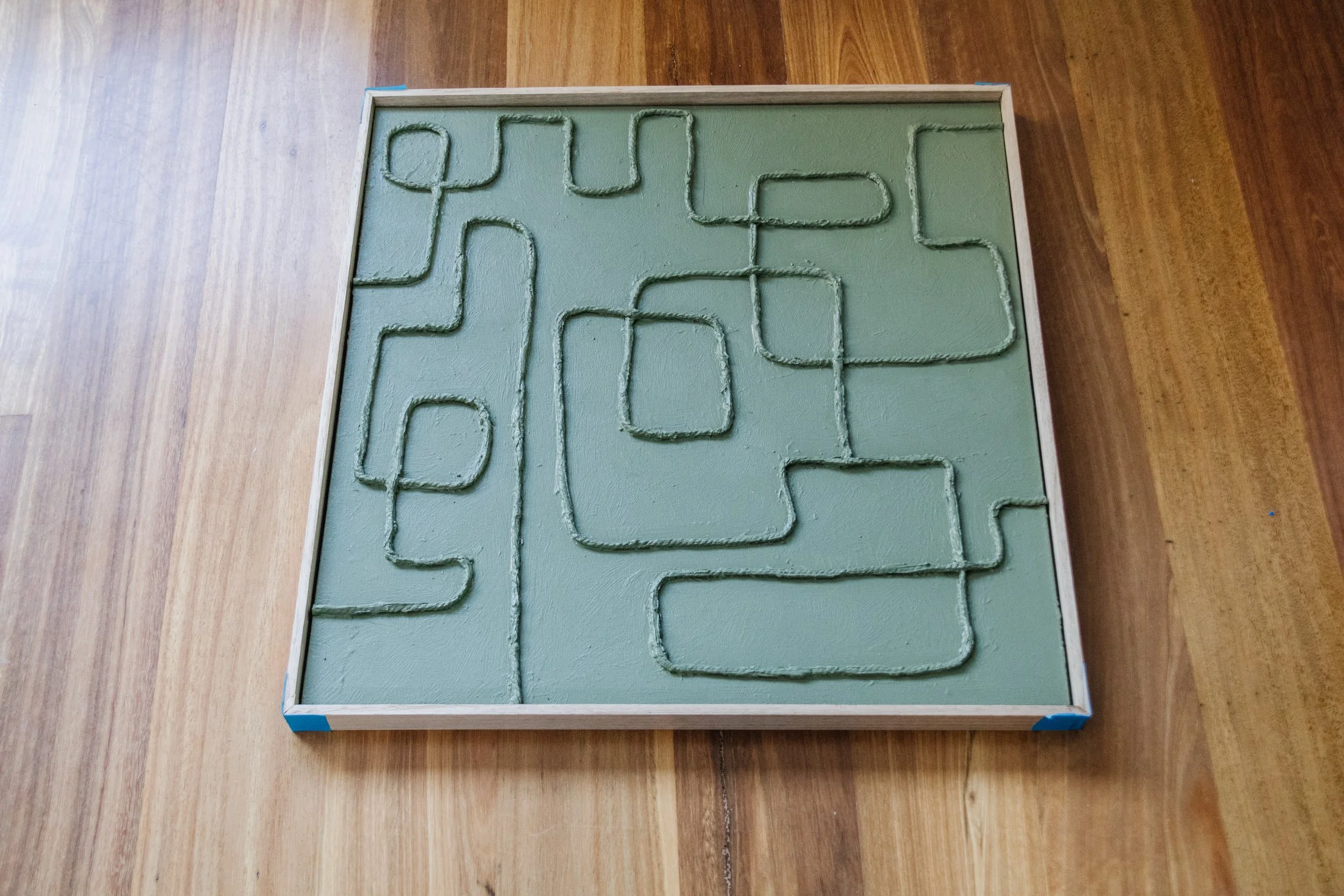 Upcycled Framed Rope Wall Art — Smor Home