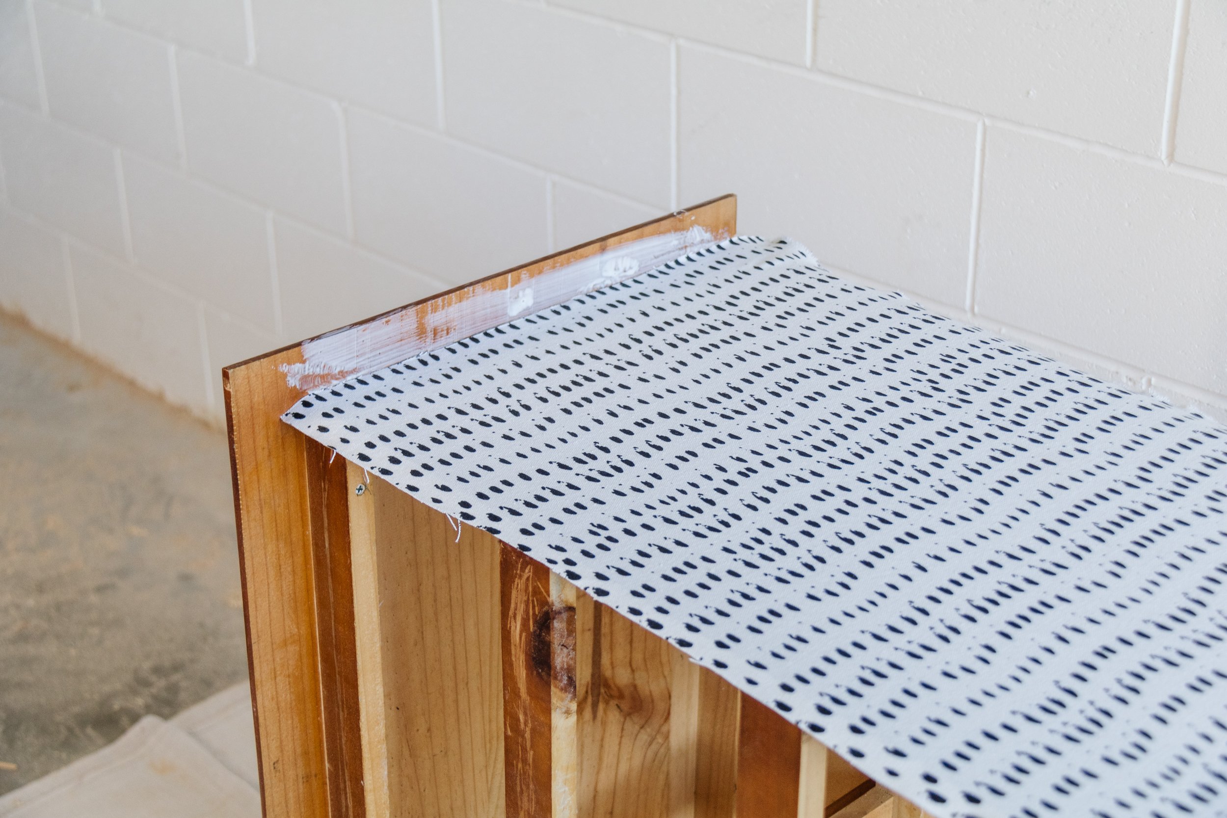 How To Cover Furniture With Fabric — Smor Home