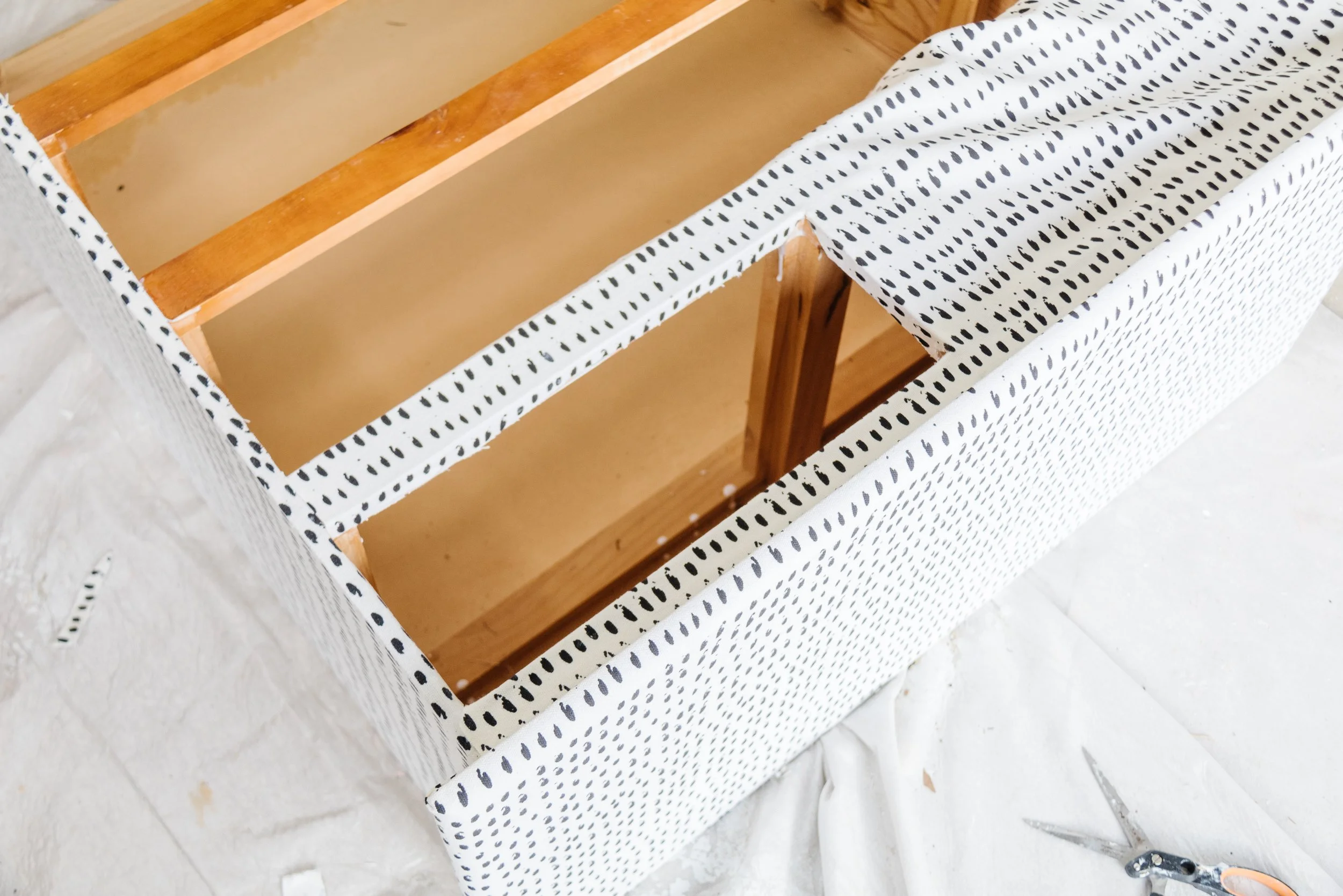 How To Cover Furniture With Fabric — Smor Home