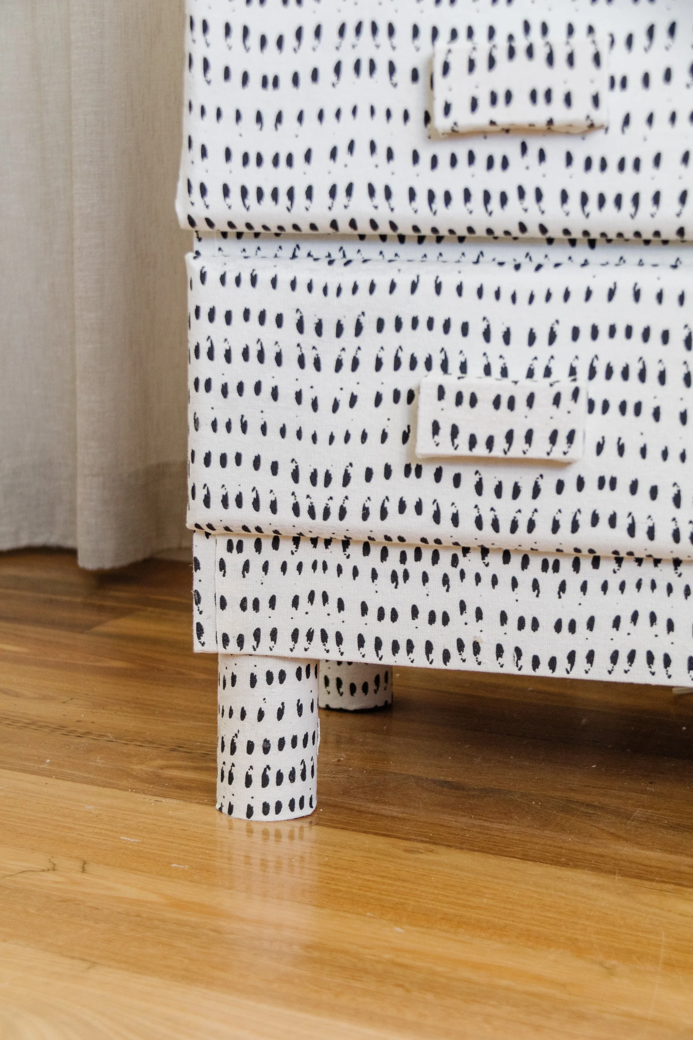 How To Cover Furniture With Fabric — Smor Home