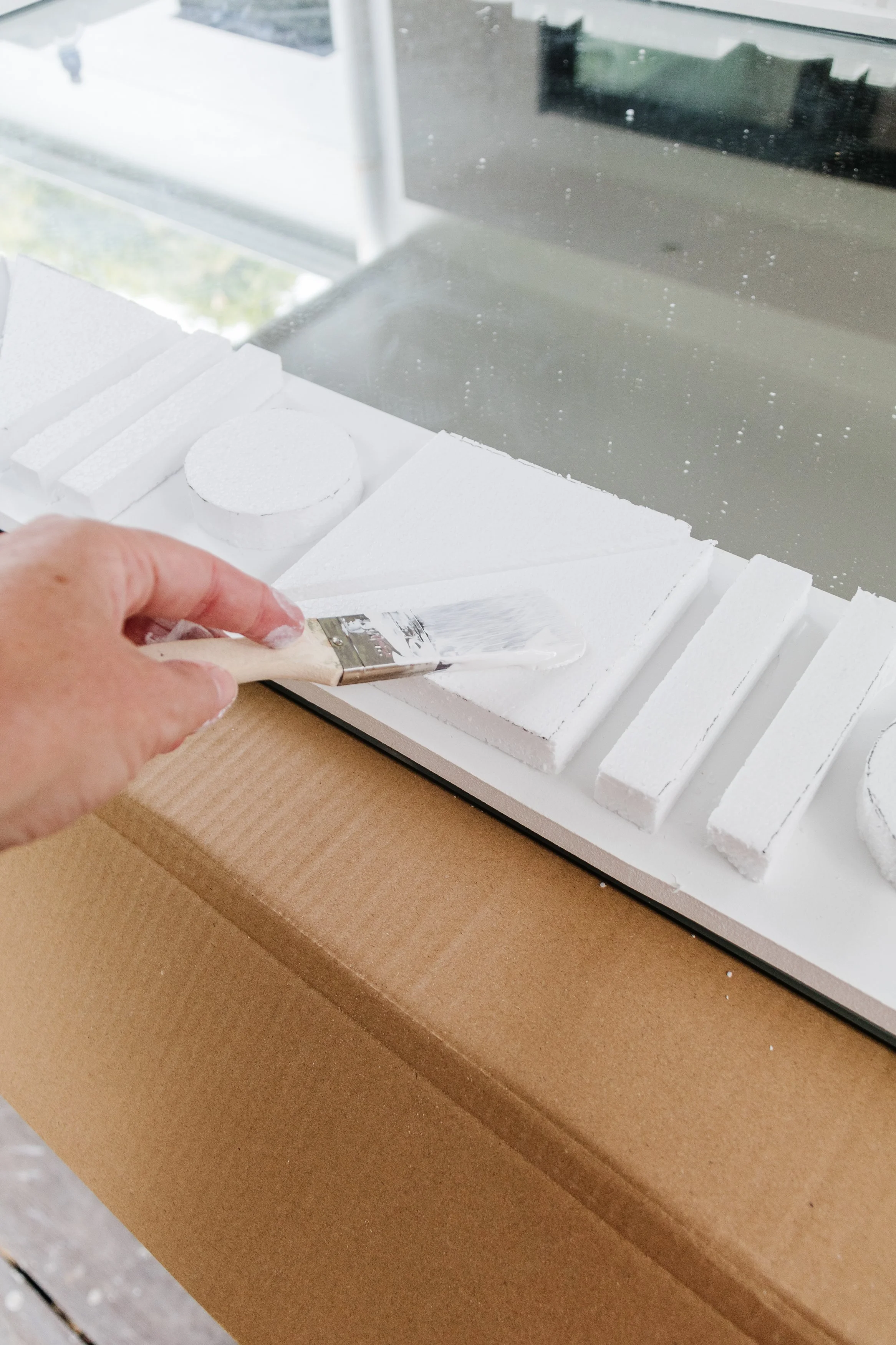 Making A Sculptural Floor Length Mirror — Smor Home