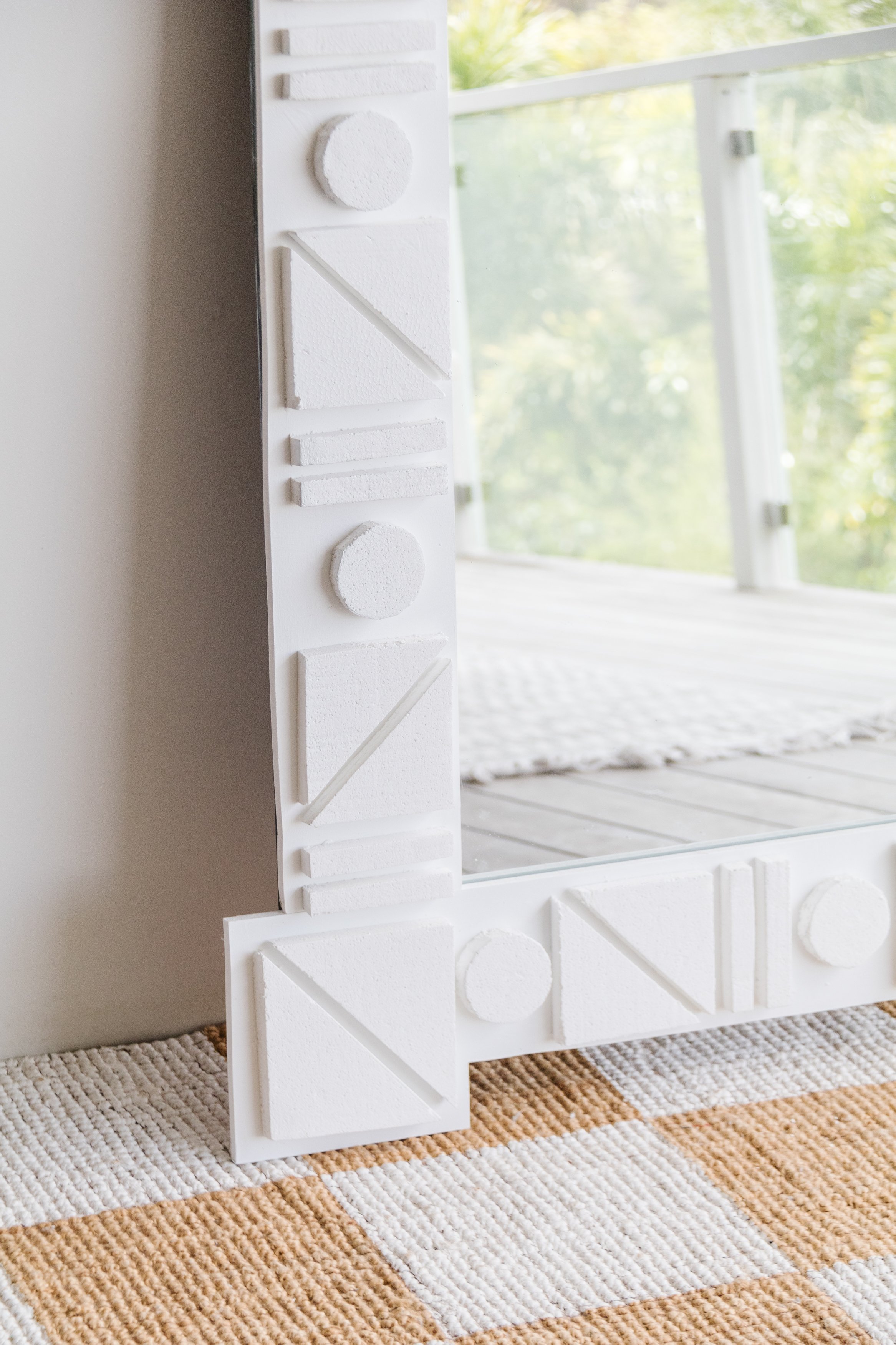 Making A Sculptural Floor Length Mirror — Smor Home