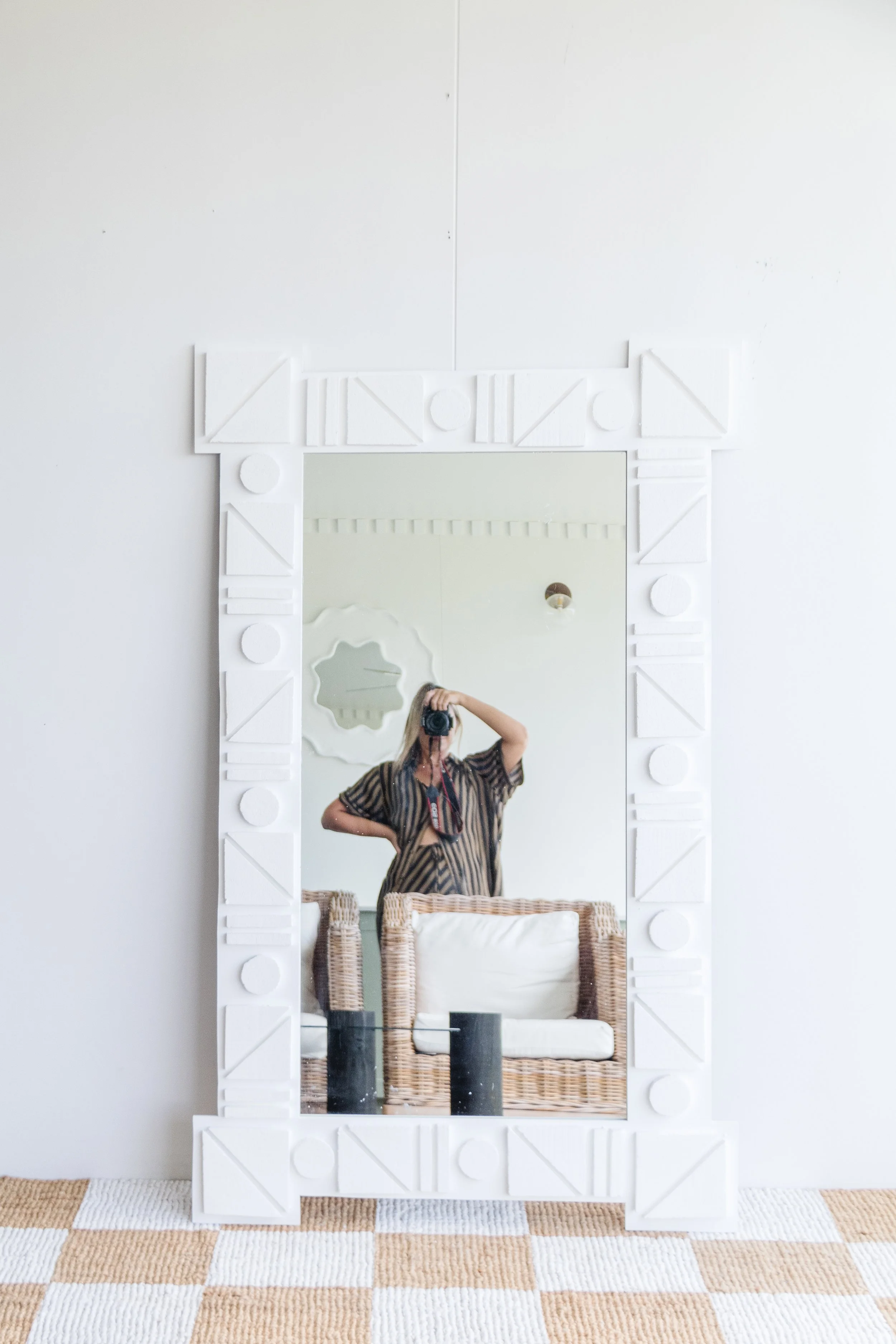 Making A Sculptural Floor Length Mirror — Smor Home