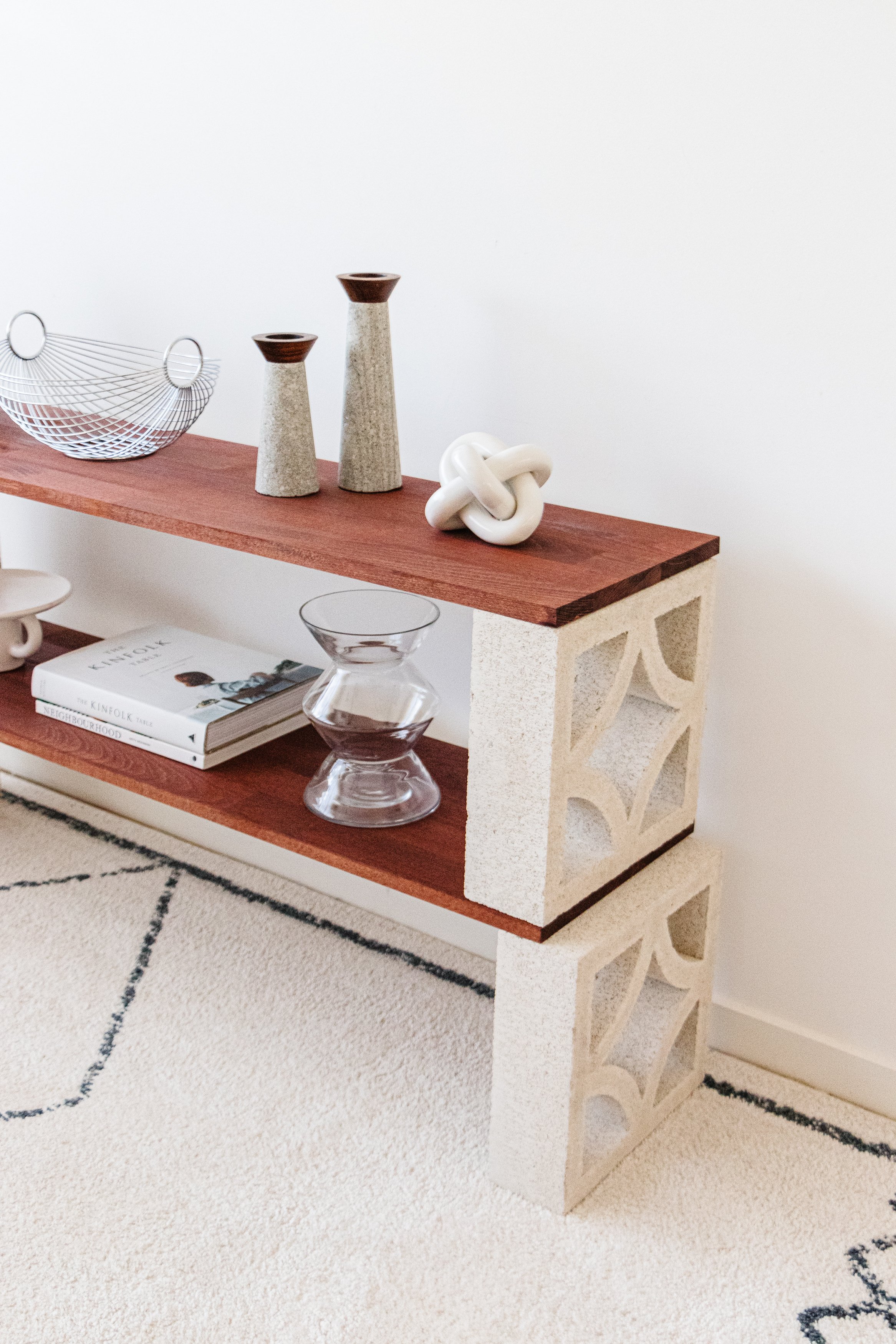 Making DIY Breeze Block Shelves — Jaharn