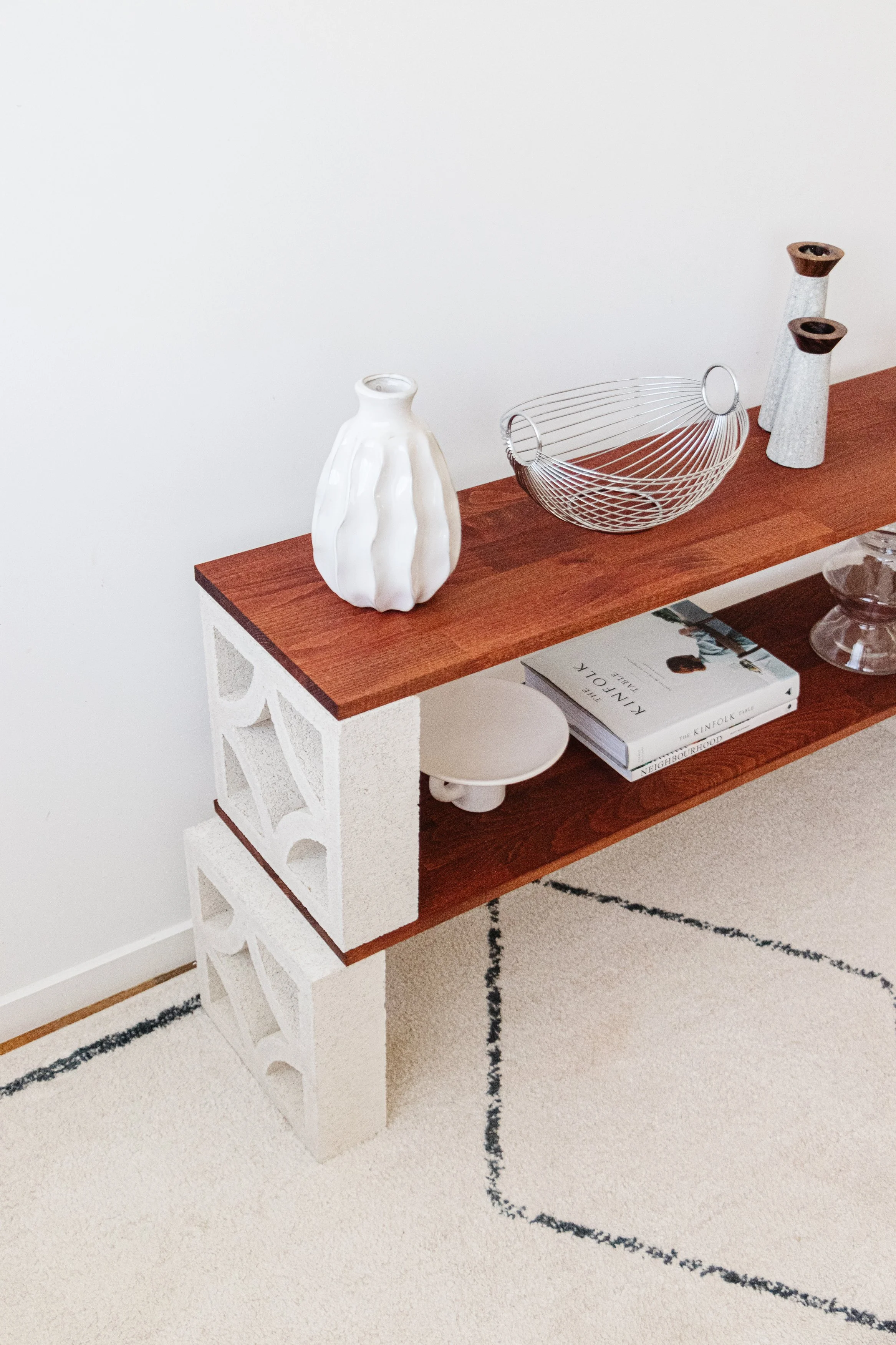 Making DIY Breeze Block Shelves — Smor Home