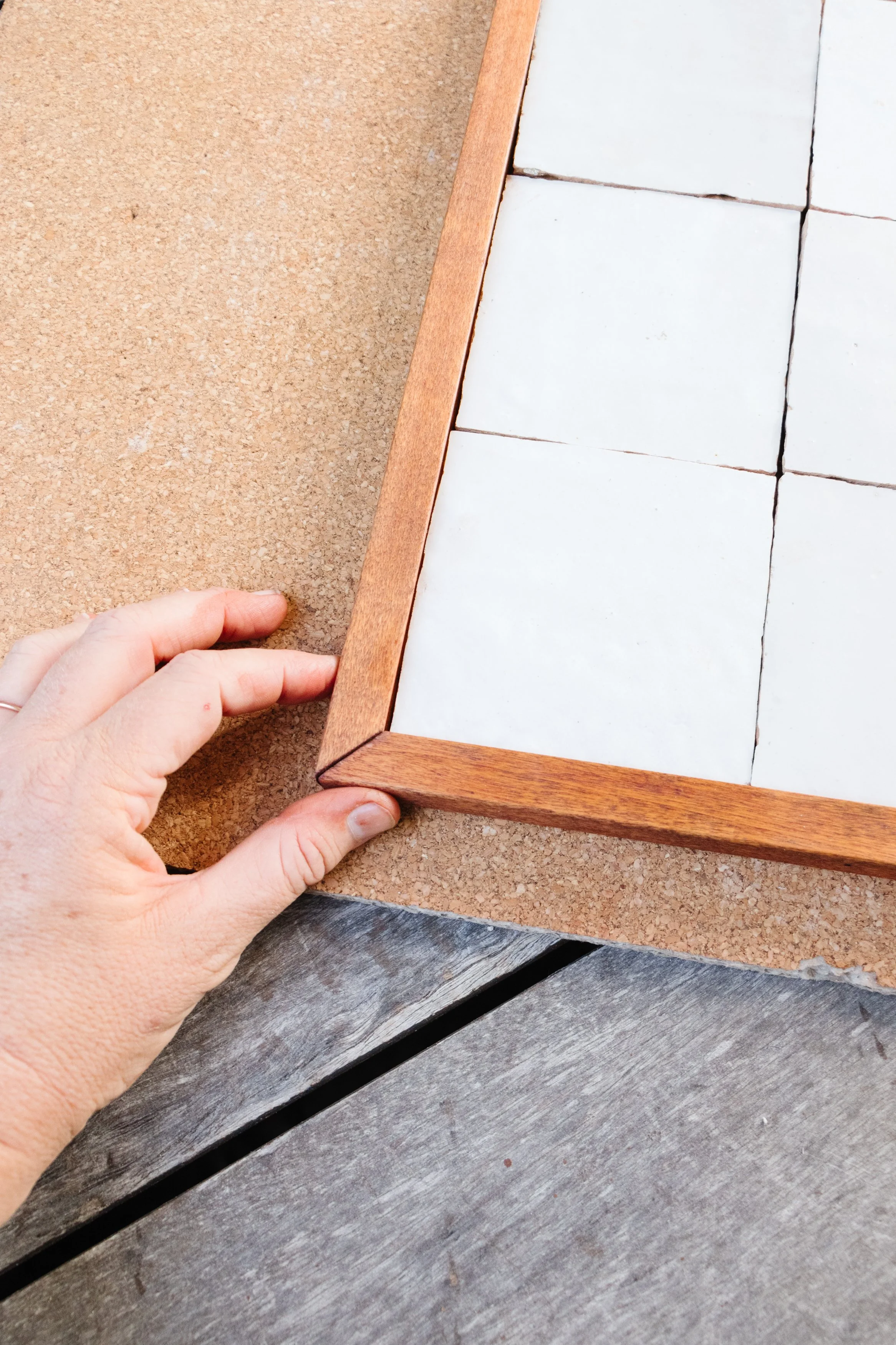 Upcycled Framed Tile Art Smor Home upcycled-framed-tile-art-smor-home