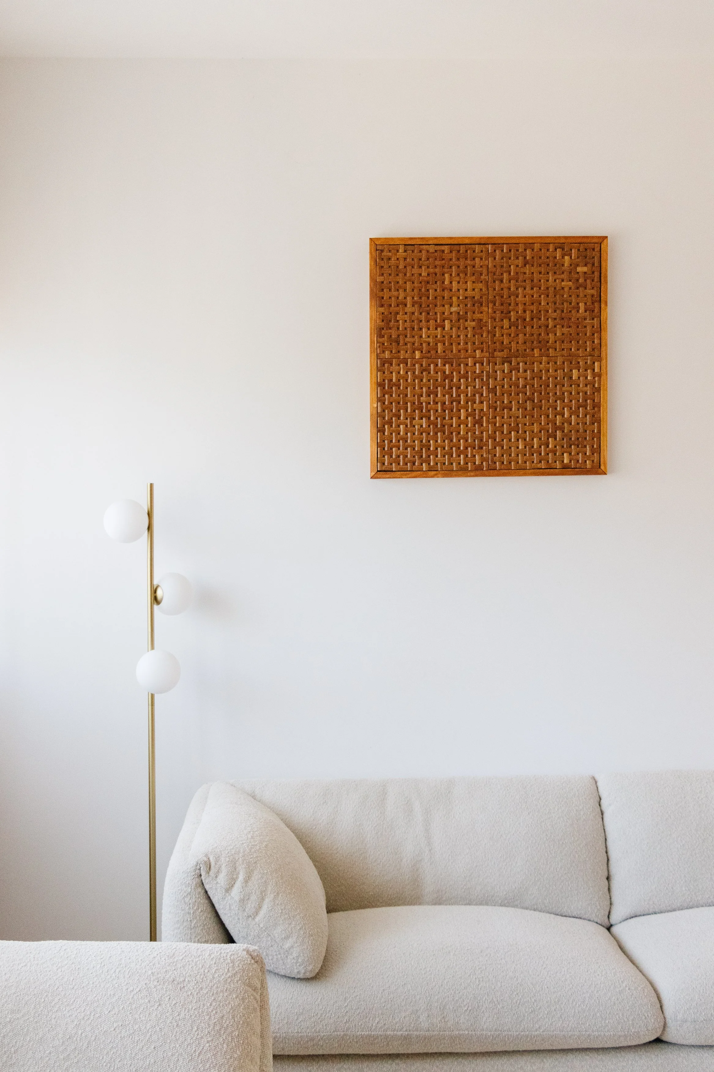 Upcycled Placemat Wall Art — Smor Home