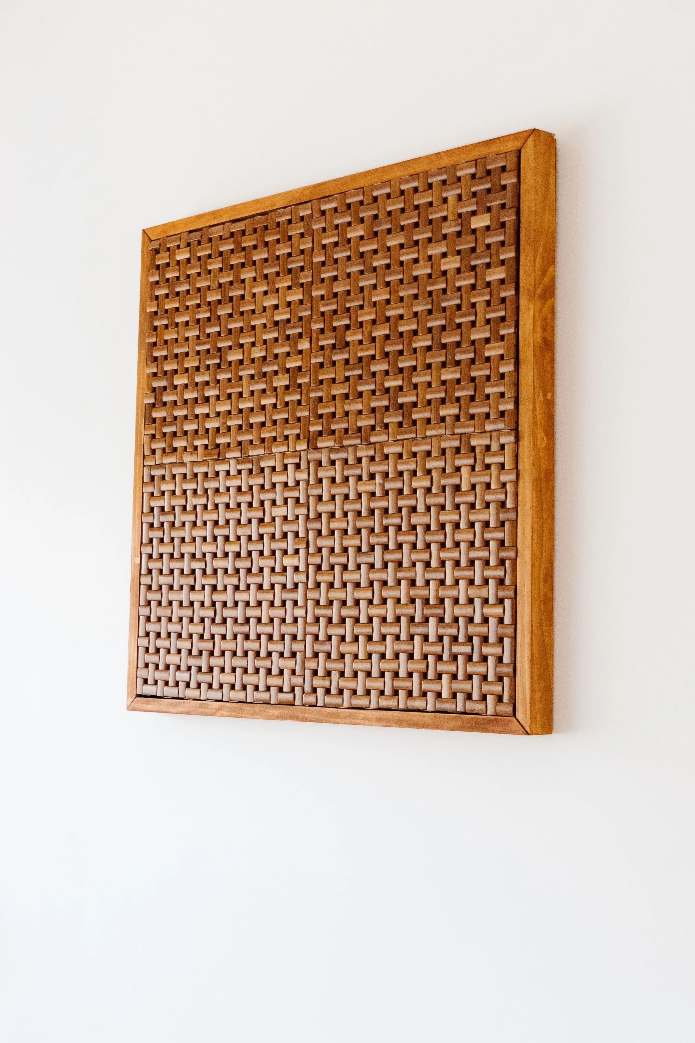 Upcycled Placemat Wall Art — Smor Home