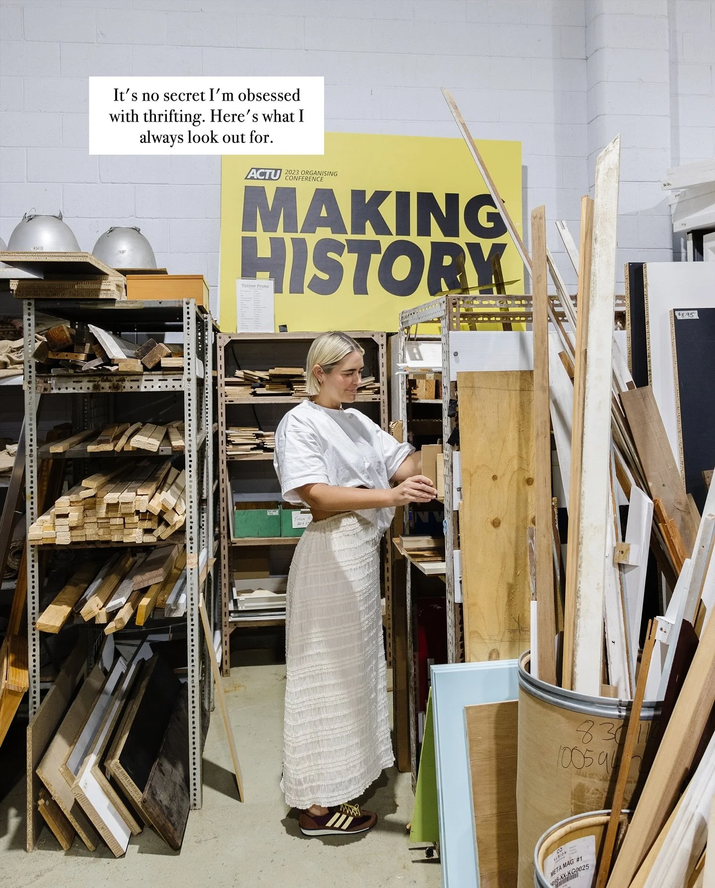 It&rsquo;s no secret I&rsquo;m obsessed with thrifting! It began in high school and I love the anticipation as I walk into a thrift store and roll up my sleeve, knowing I&rsquo;m about to rummage through piles of second-hand furniture, decor and clot